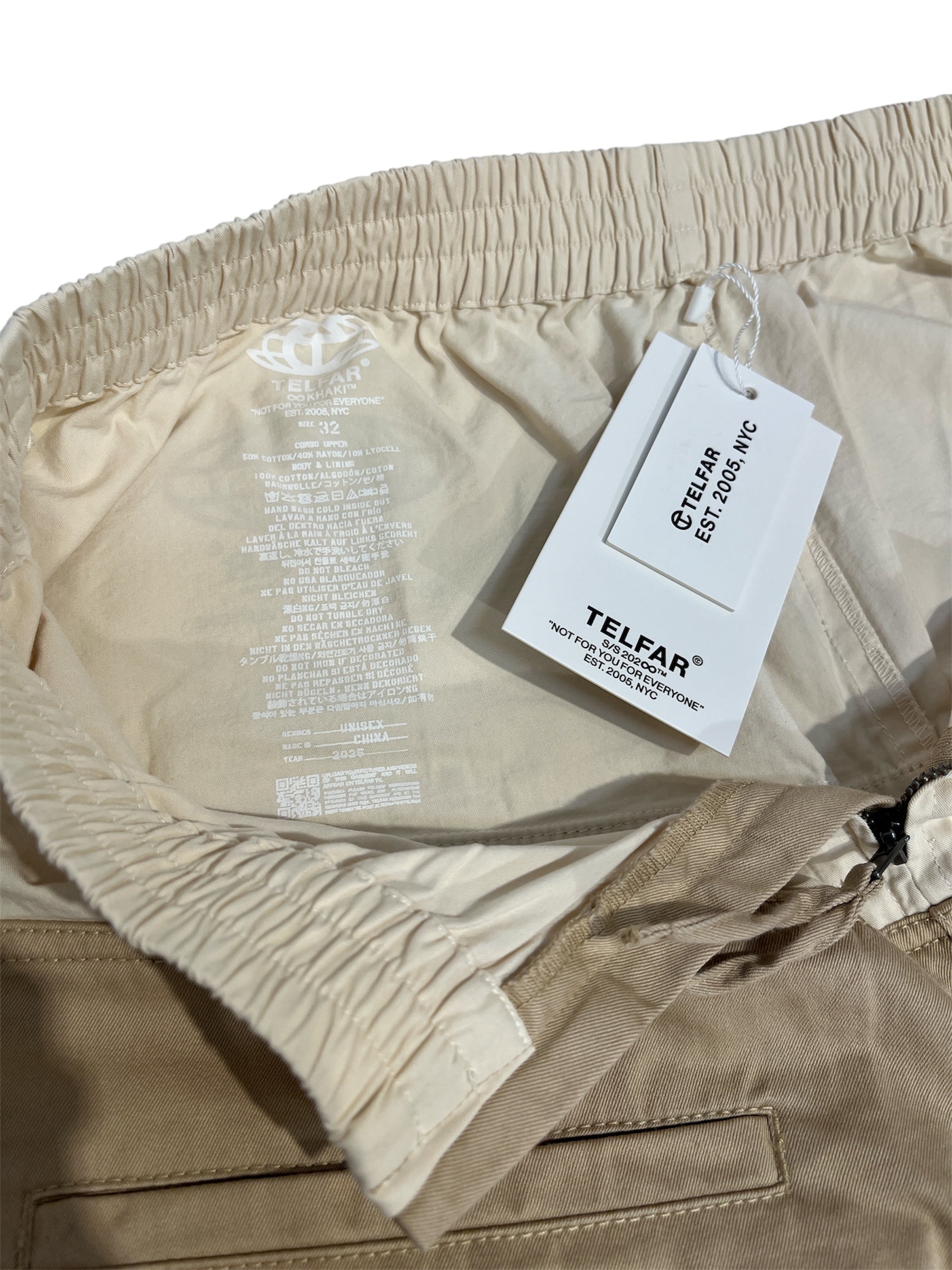 Telfar/Pants/32/Cotton/KHK/Chino/WORK PANT-SPLIT BOXER WAIST view 5