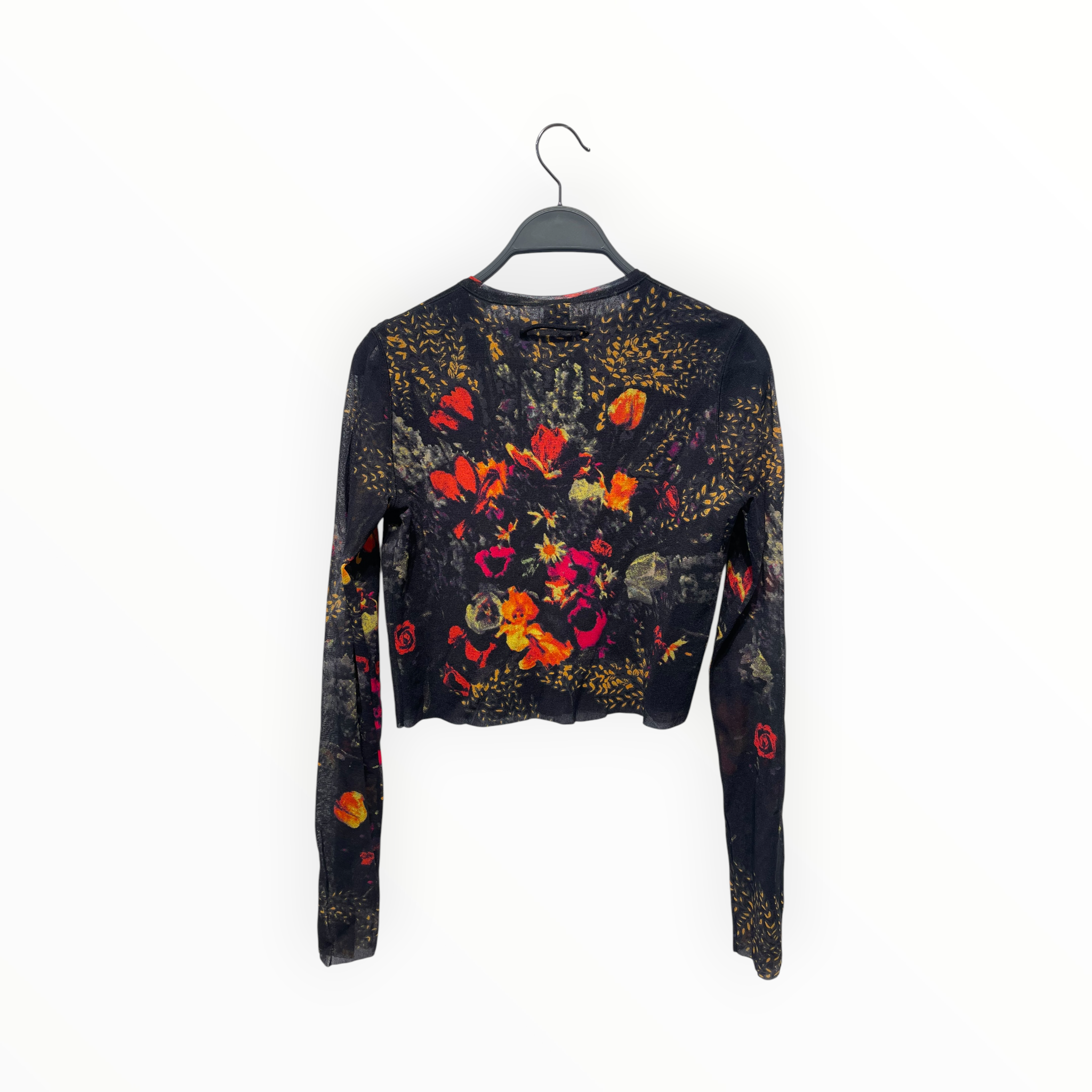 Jean Paul GAULTIER SOLEIL/LS Blouse/XL/Floral Pattern/Polyester/MLT/ view 2