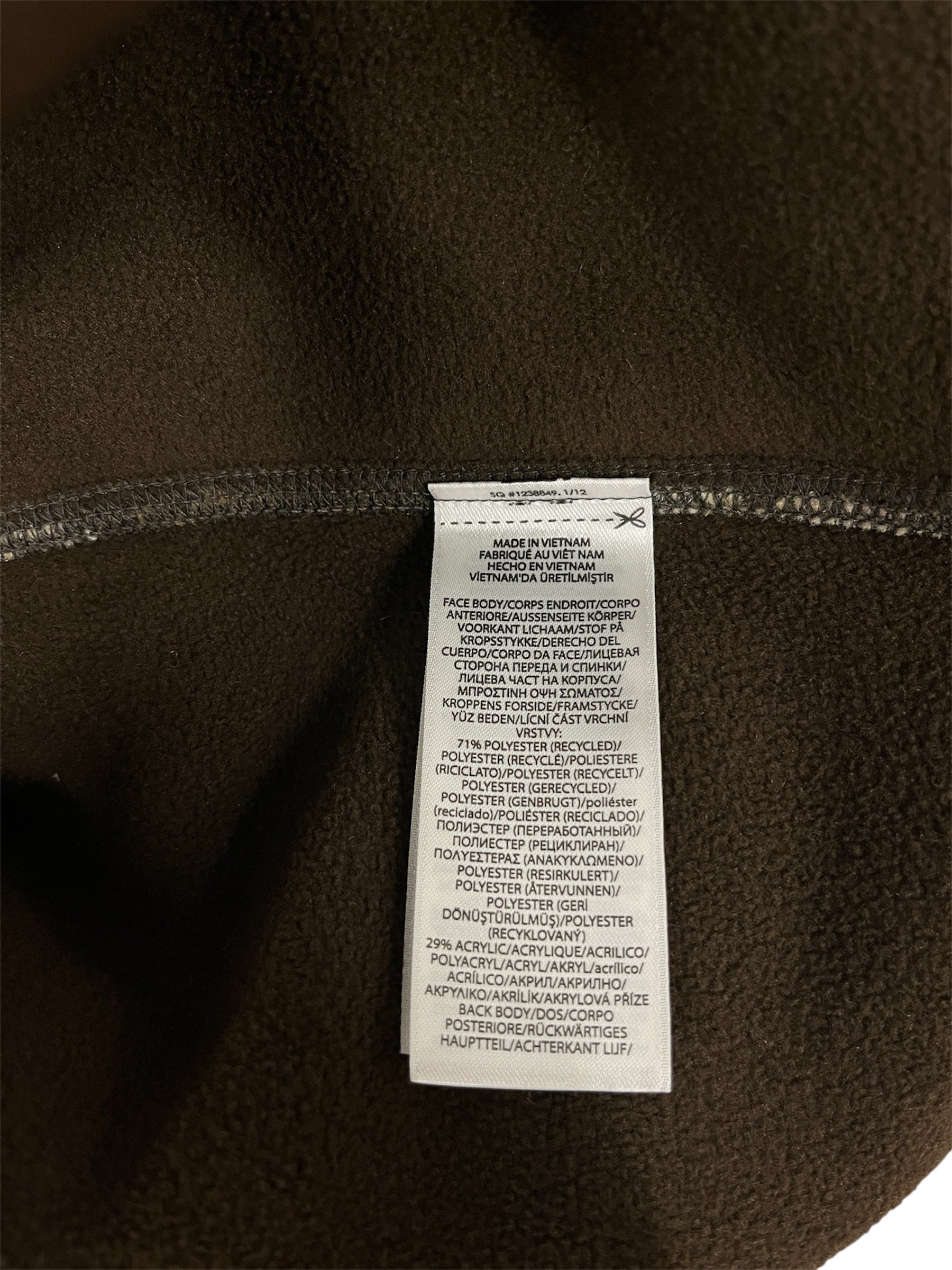 POLO RALPH LAUREN/Fleece Jkt/XXL/Polyester/BRW/All Over Print/PATTERNED PILE HYBRID SHERPA view 4