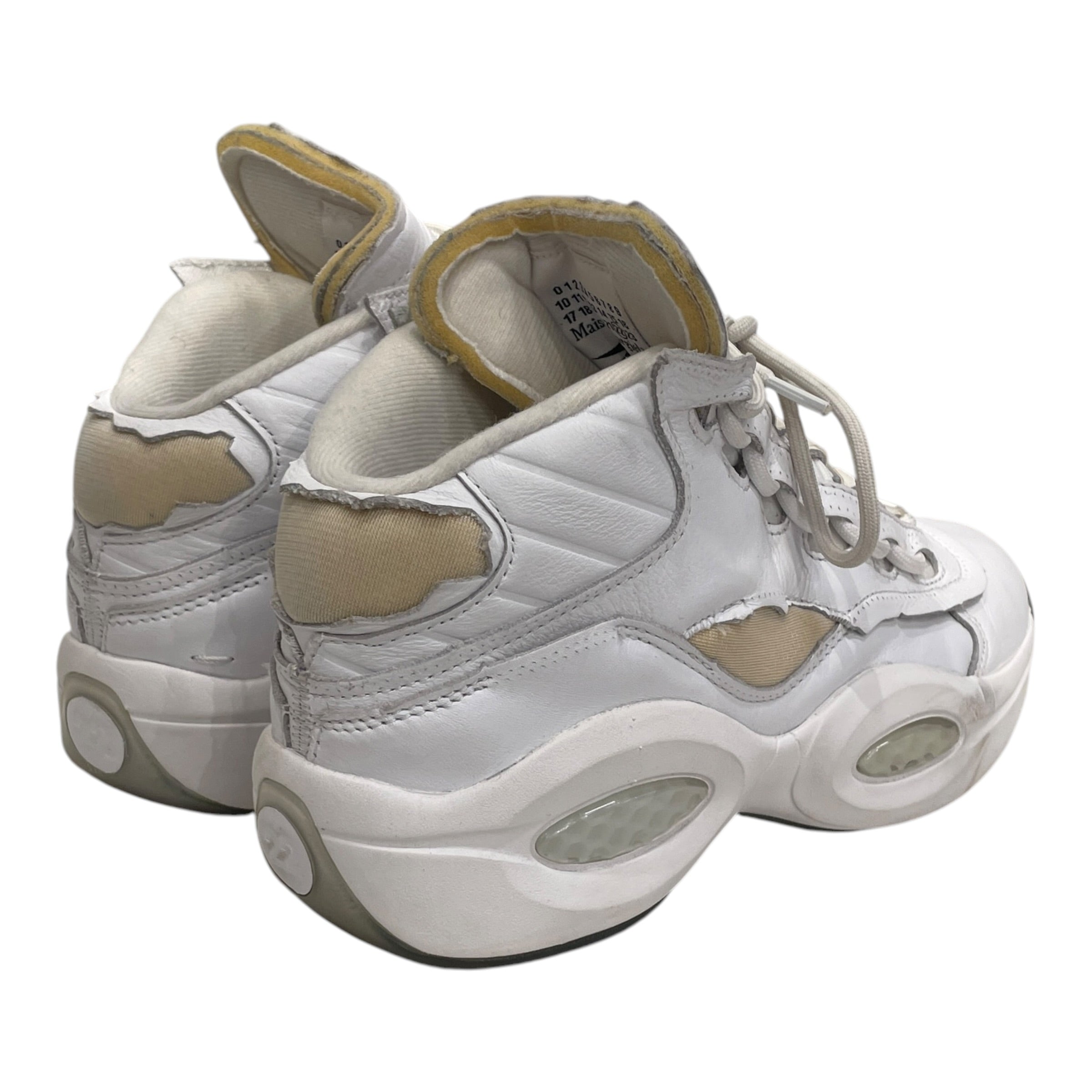 Maison Margiela/Reebok/Hi-Sneakers/US 8.5/Cotton/WHT/CHUNKY  ROUND TOES view 2