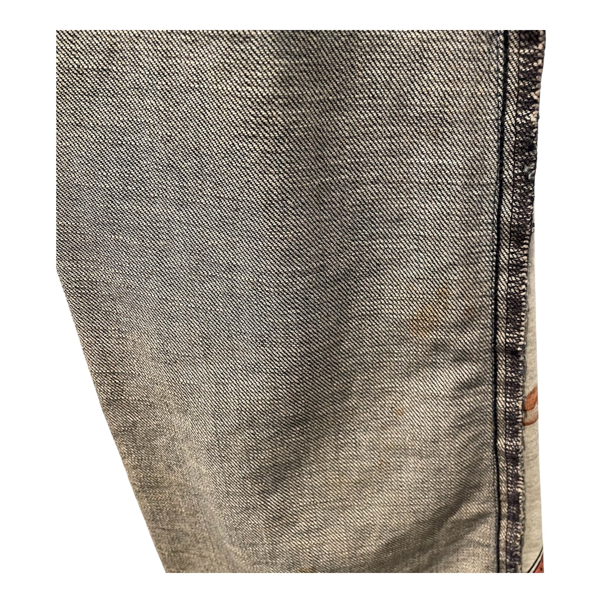 D&G/Bootcut Pants/Graphic/Denim/BLU/PANTHER LOGO + SKULL CUT SHIRT view 4
