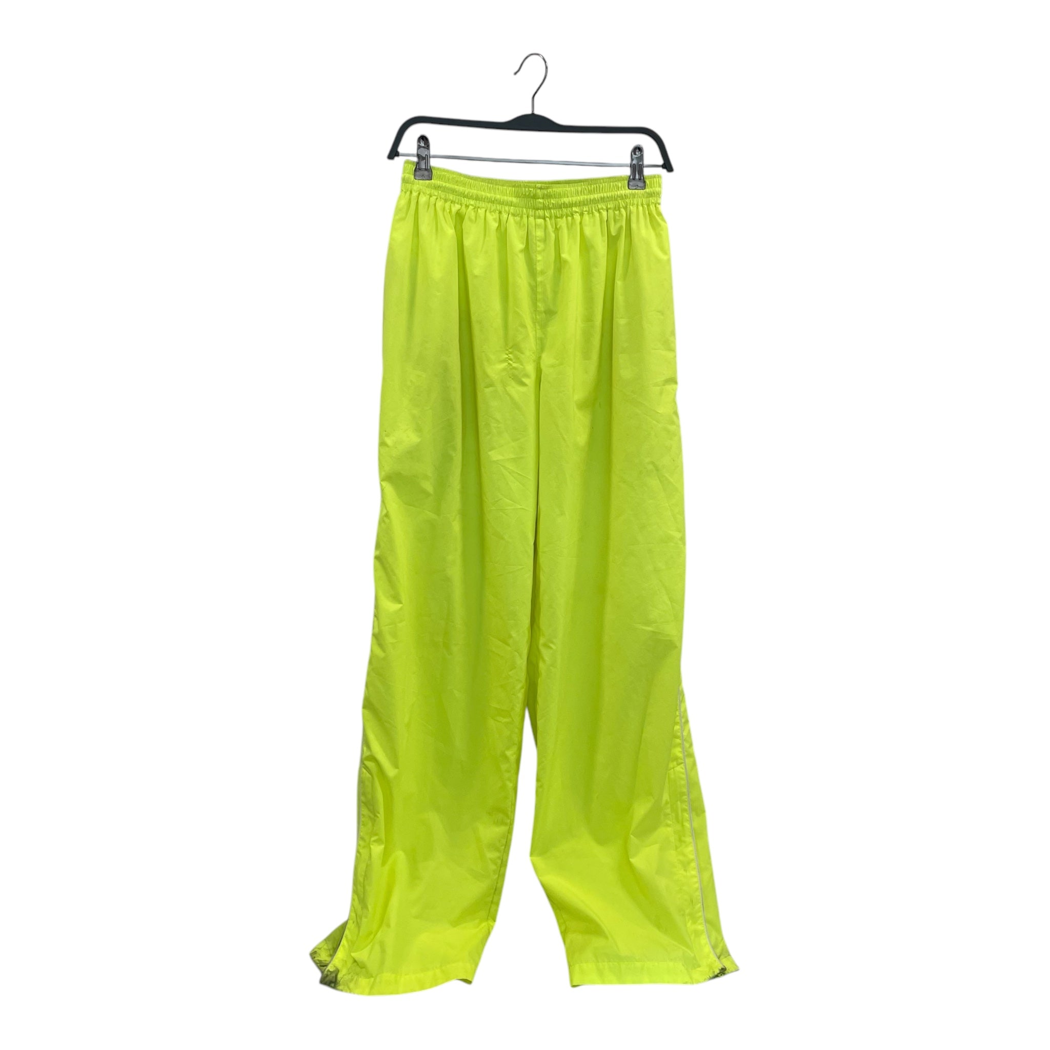 BALENCIAGA/Straight Pants/L/Acrylic/YEL/BALENCIAGA TRACK PANTS NEON view 1