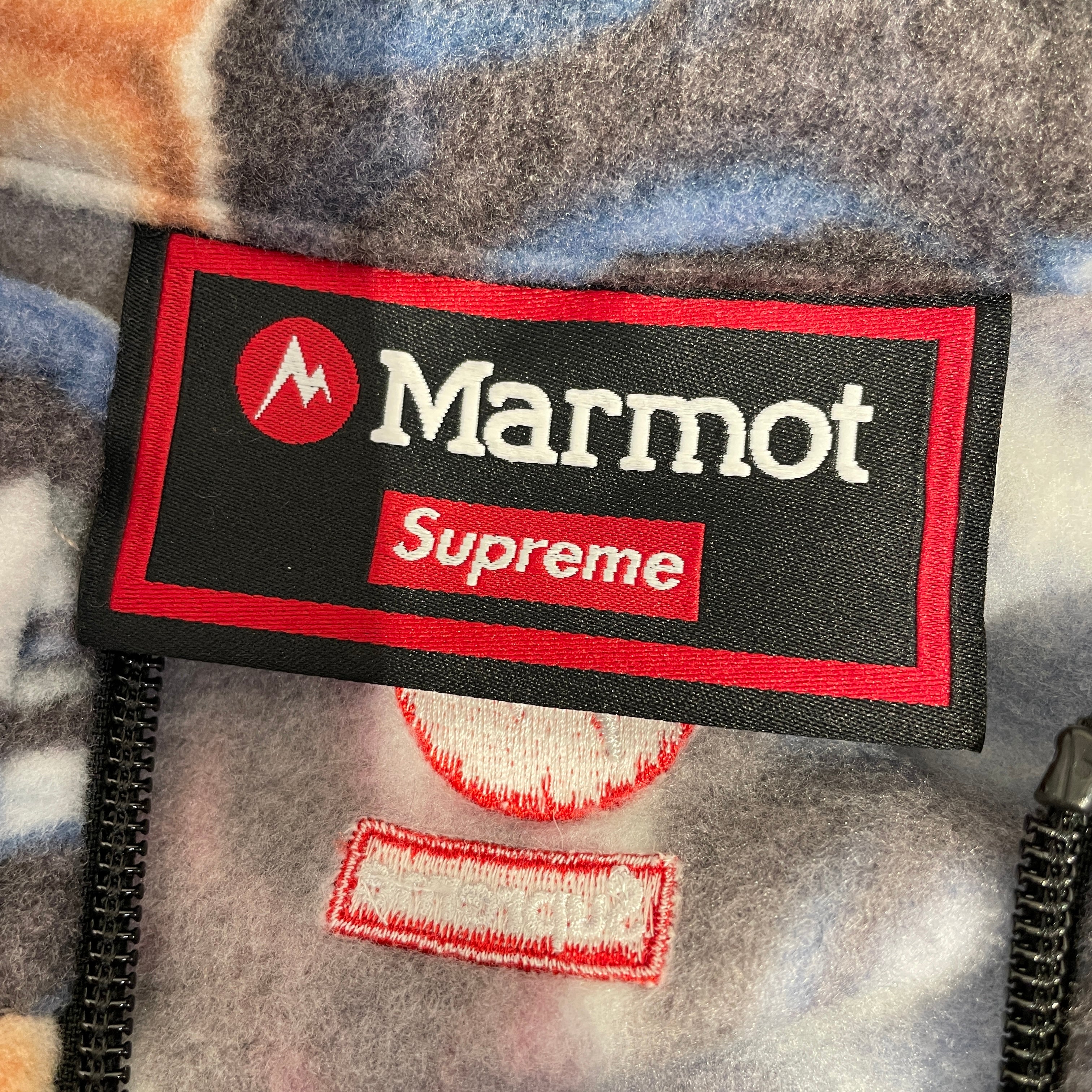 Supreme/Marmot/Fleece Jkt/M/Cotton/MLT/All Over Print/Skullpile Fleece Jacket view 3