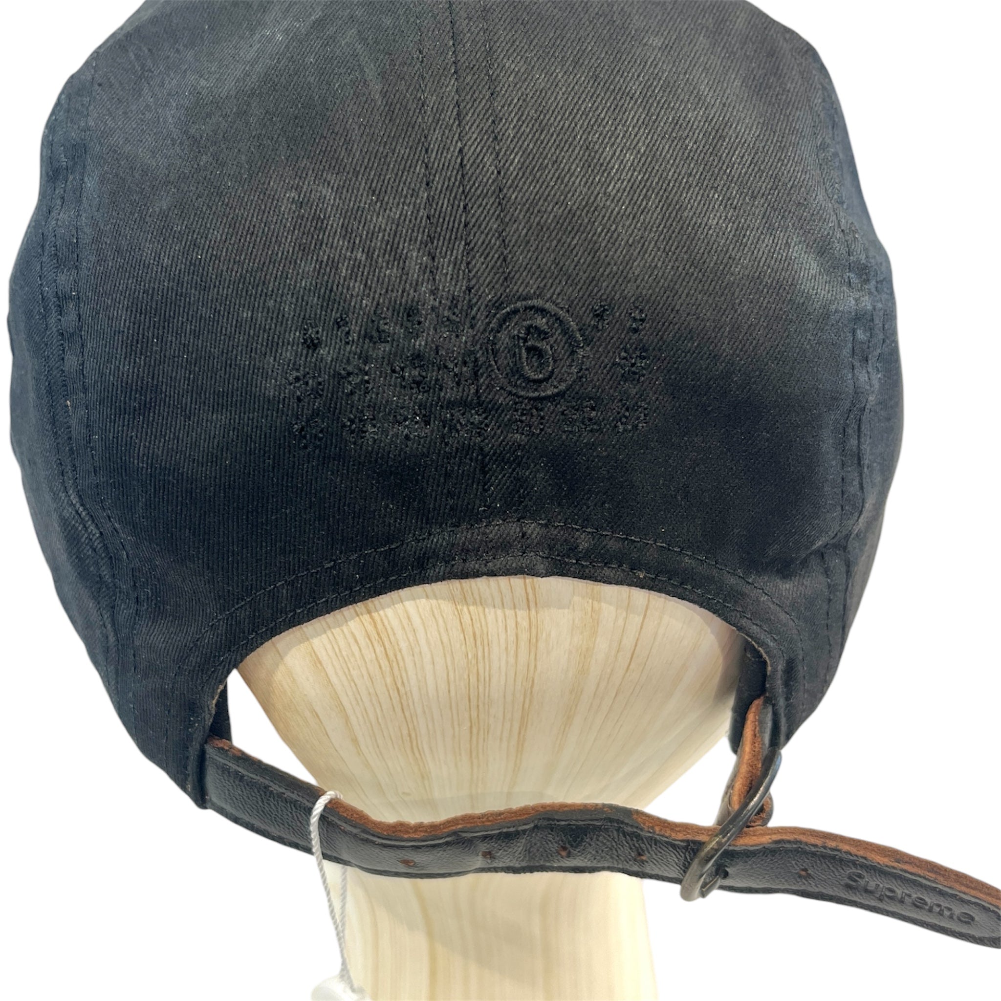 Supreme/Maison Margiela/Cap/OS/Cotton/BLK/Margiela X Supreme Cap view 3