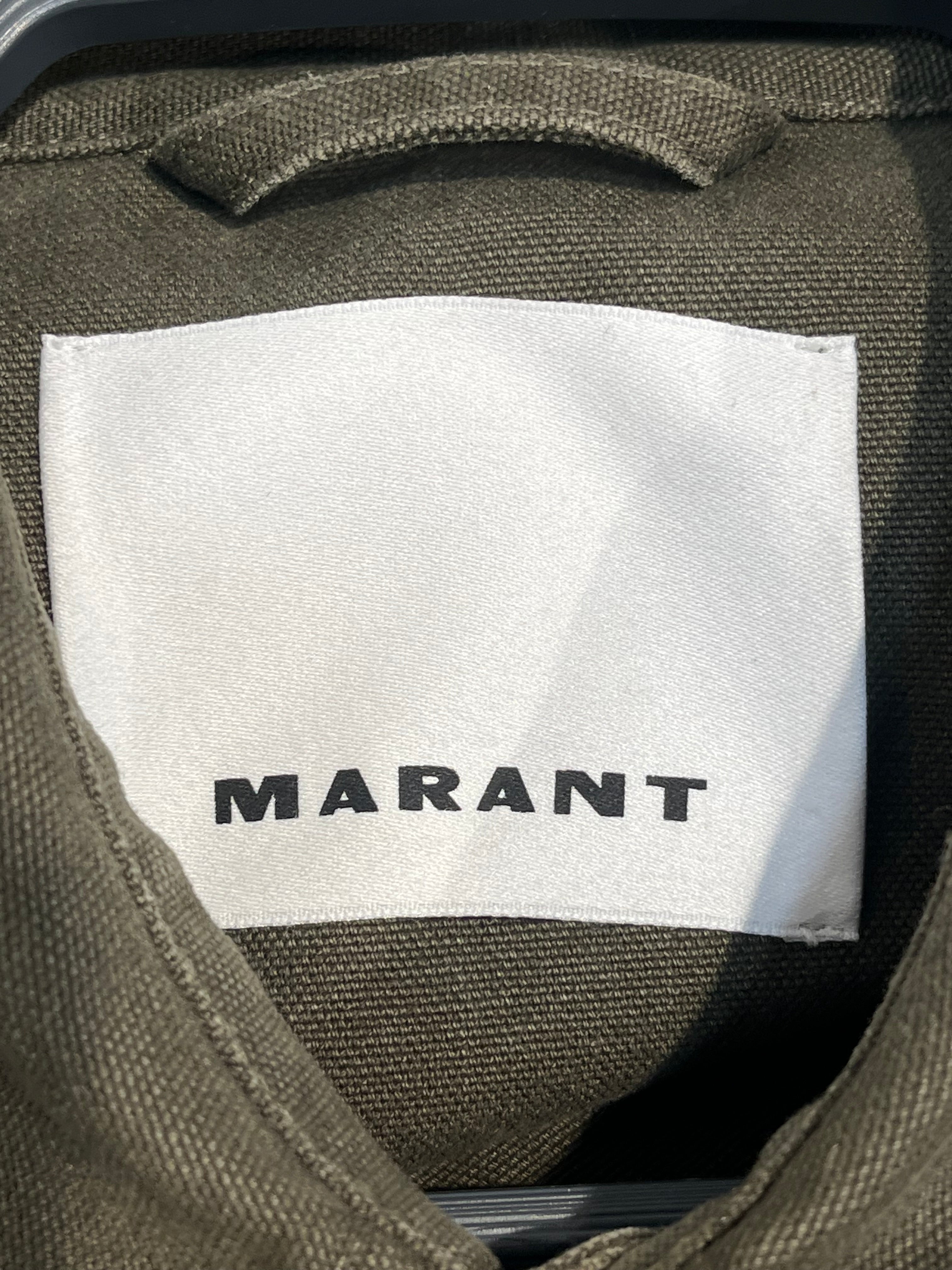 ISABEL MARANT/Denim Jkt/L/Cotton/GRN/ARDY OVERSIZE JACKET view 3