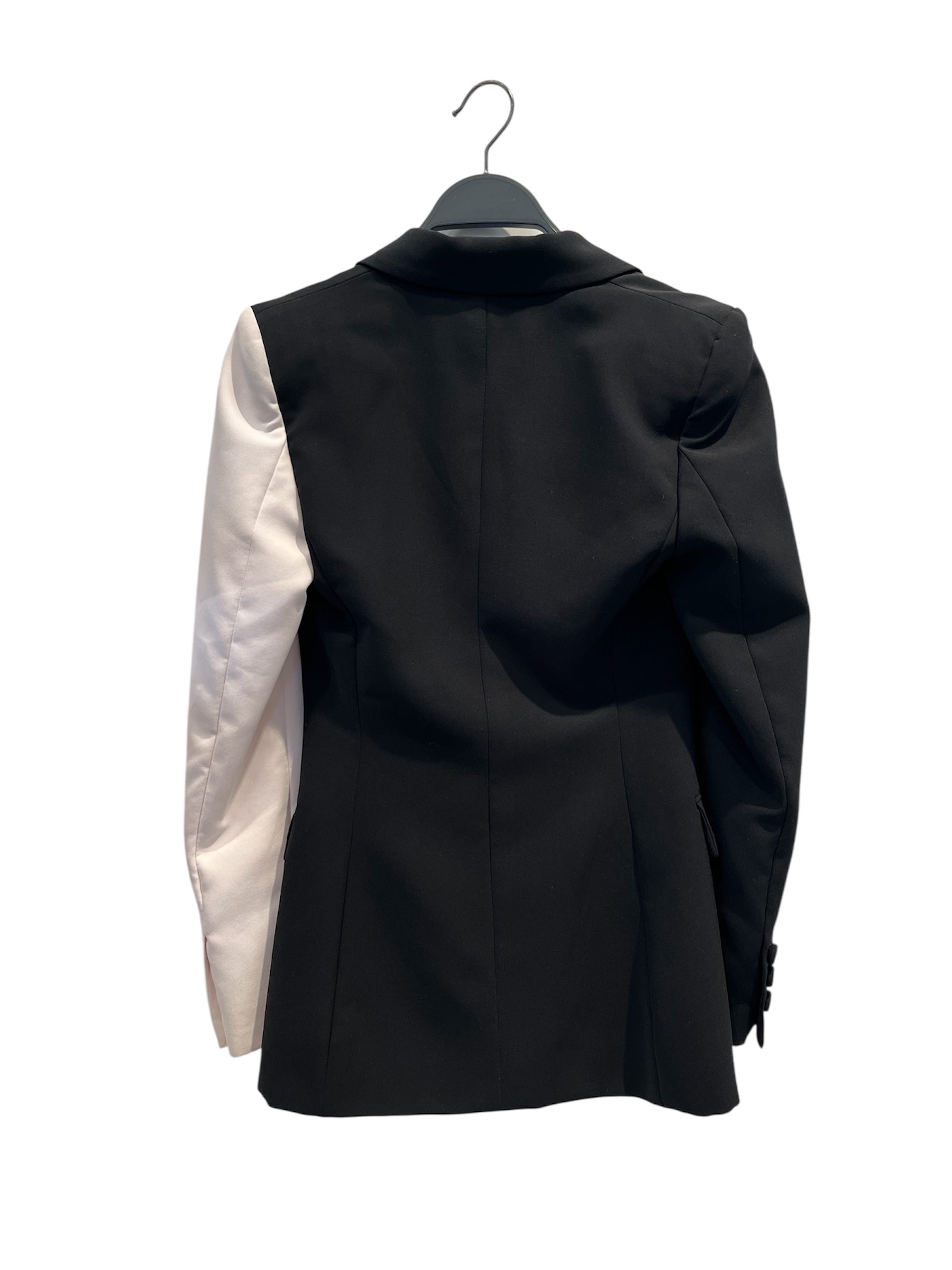 MOSCHINO/Tailored Jkt/4/Border/Polyester/BLK/Single Breasted/ view 2