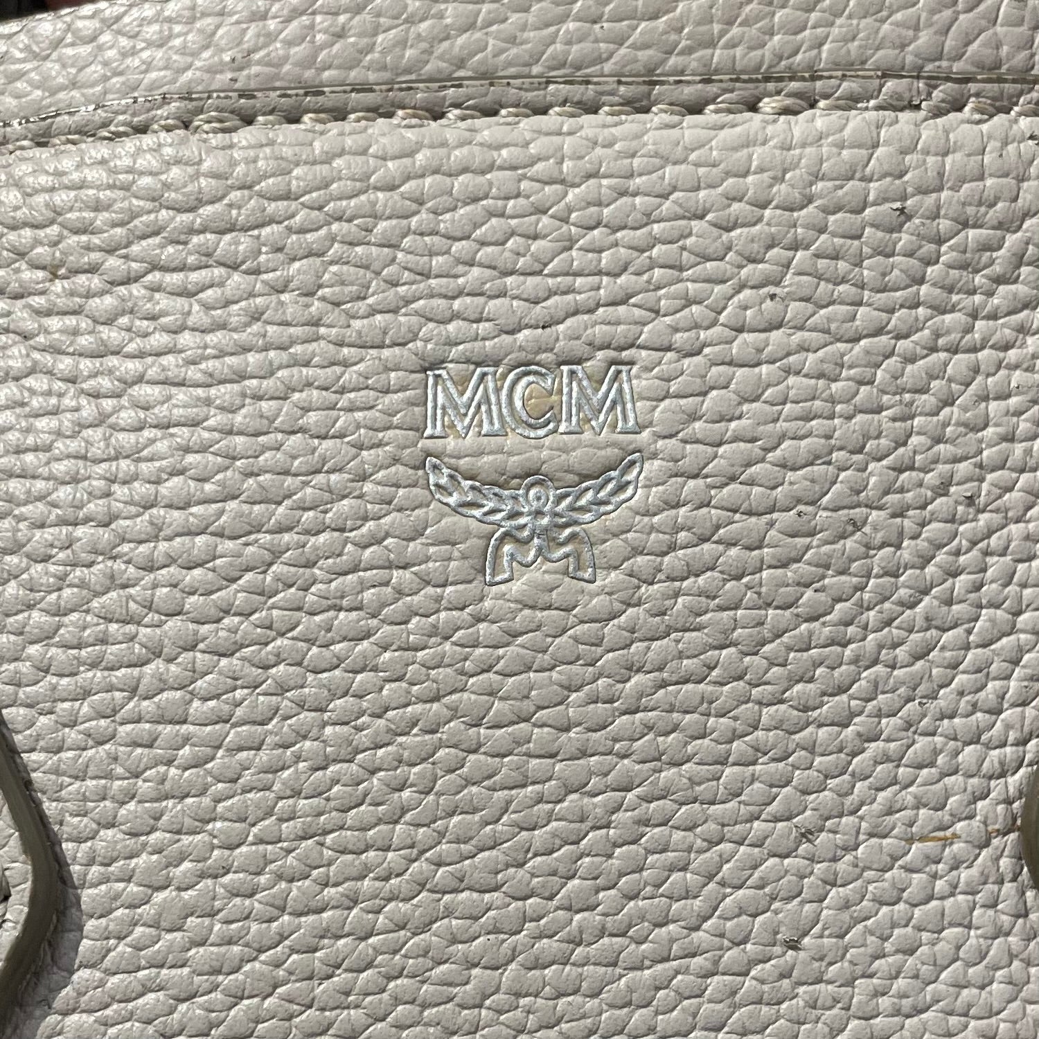 MCM/Cross Body Bag/Leather/GRY/mcm plain bag view 3
