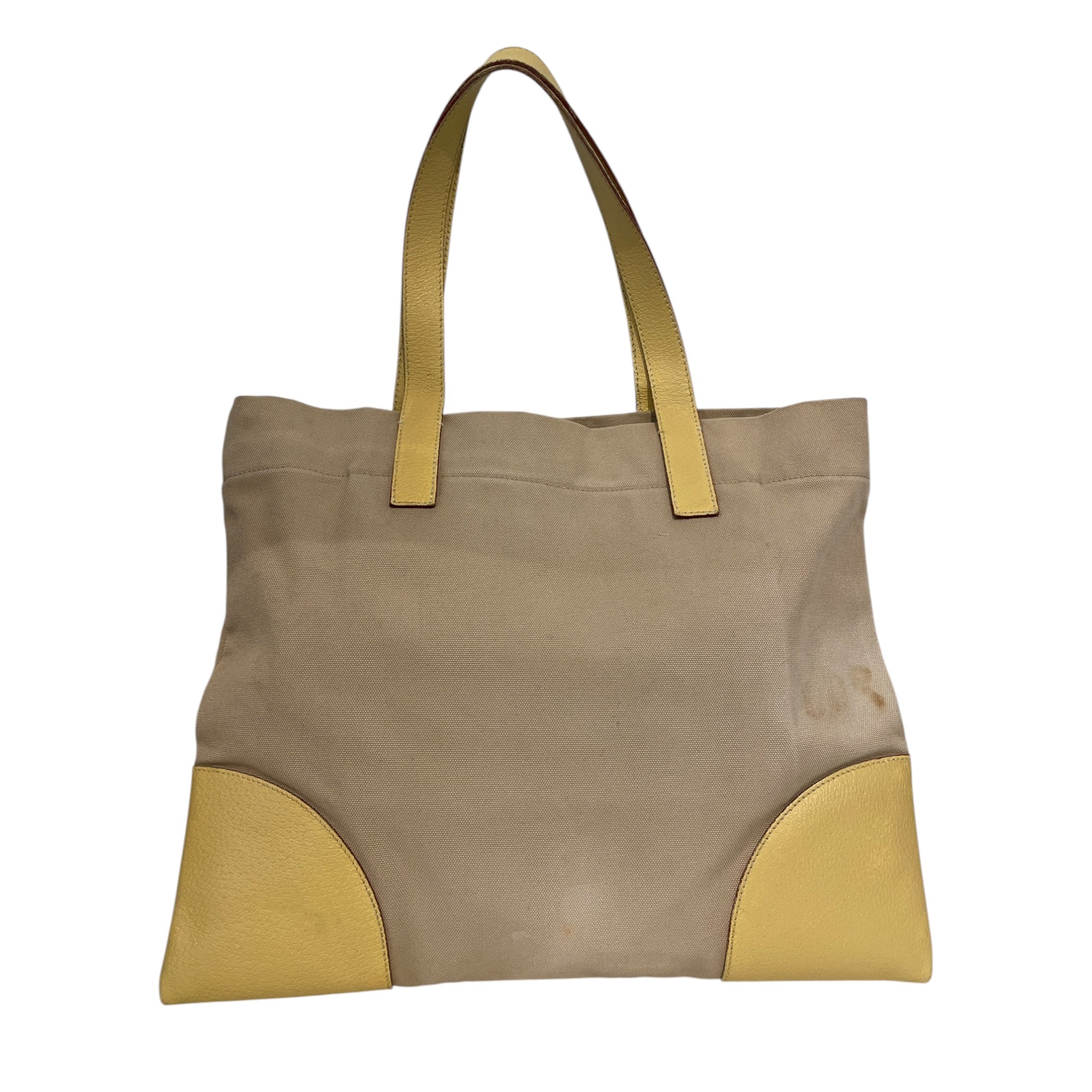 PRADA/Tote Bag/Cotton/BEG/WQ9bVRB view 2
