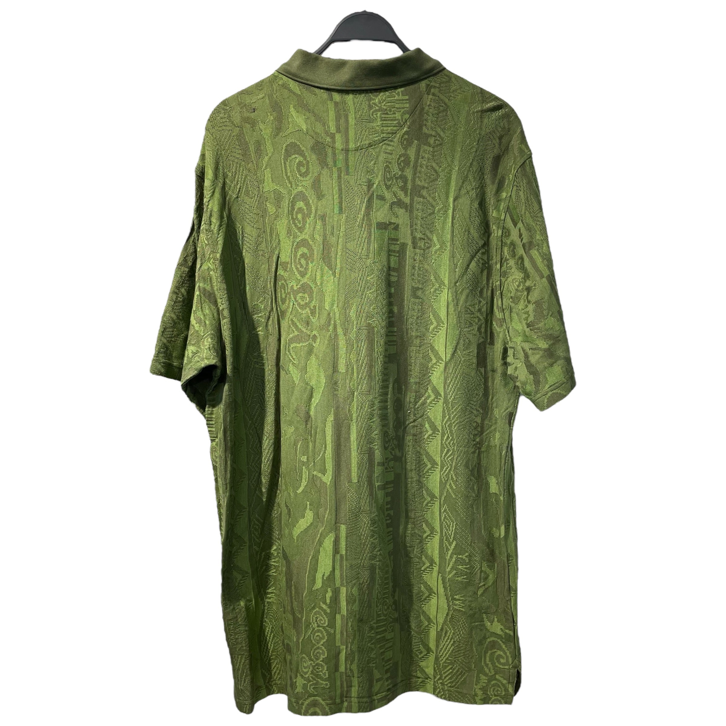 COOGI/Polo Shirt/XXL/Cotton/GRN/All Over Print/COOGI GREEN POLO SHIRT view 2