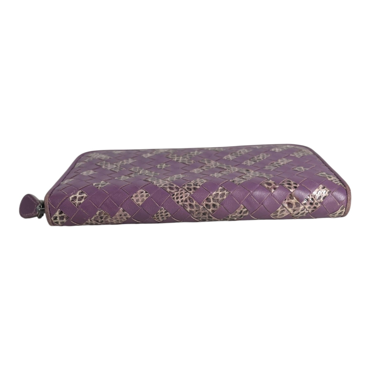 BOTTEGA VENETA/Long Wallet/Leather/PPL/L's/PYTHON INTRECCIATO WALLET view 3