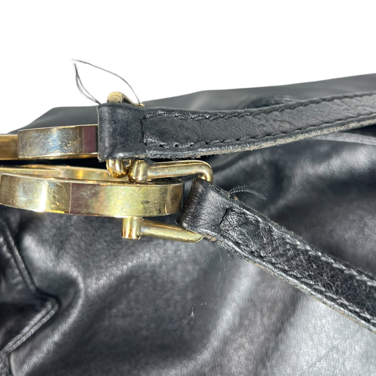 GUCCI/Hand Bag/Leather/BLK/Charlotte Hobo Bag view 7