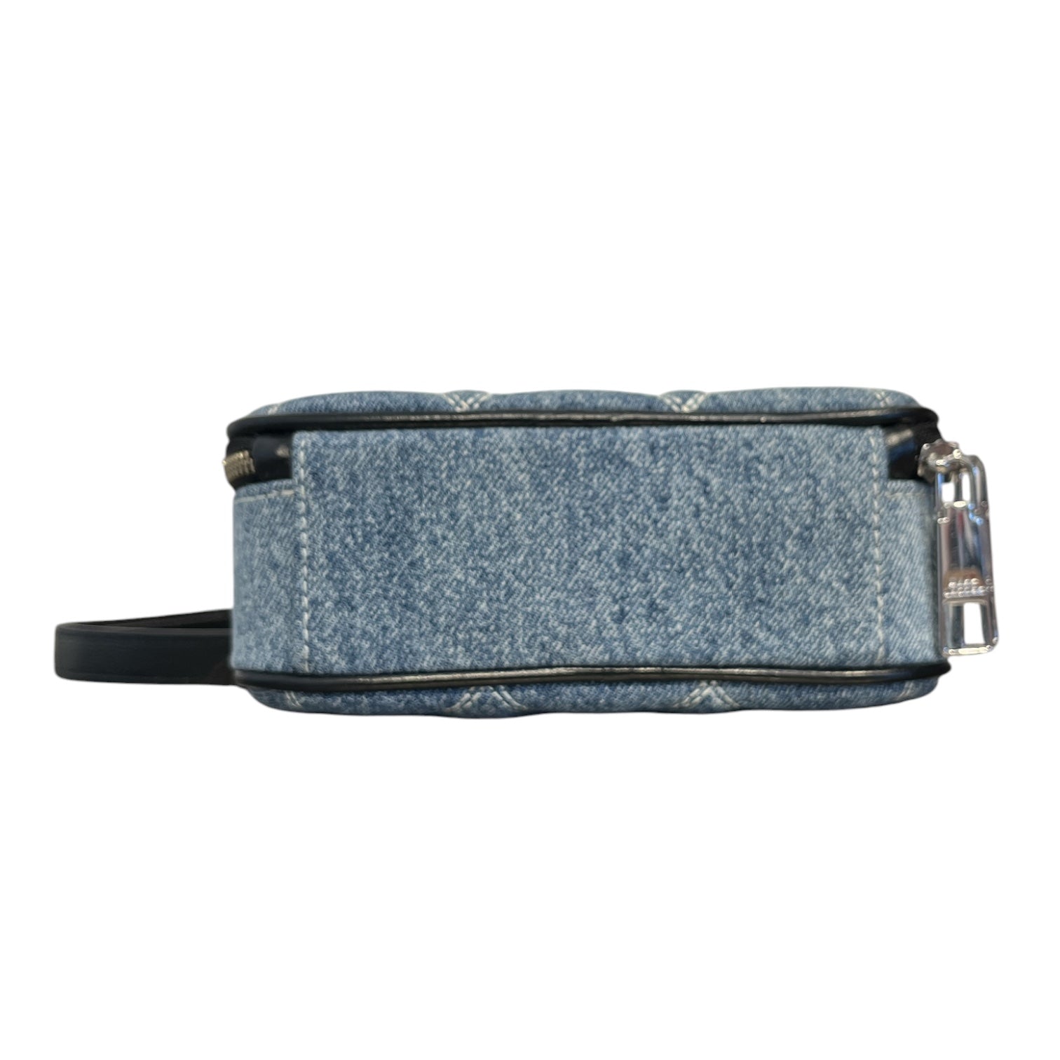 MARC JACOBS/Cross Body Bag/Cotton/BLU/DENIM STRUCTURED SILVR HRDWR view 3