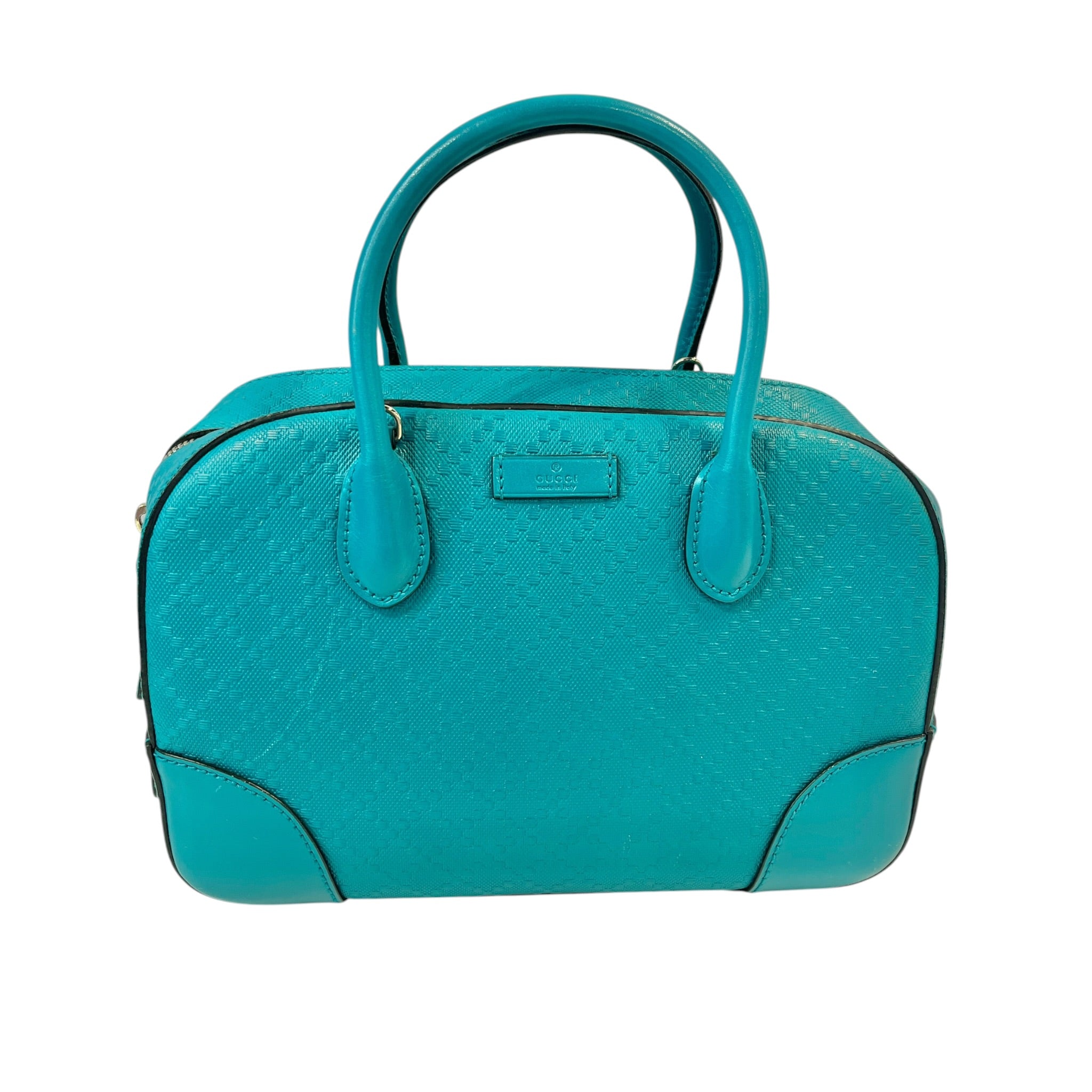 GUCCI/Boston Bag/All Over Print/Leather/BLU/DIAMONTE SMALL SATCHEL view 1