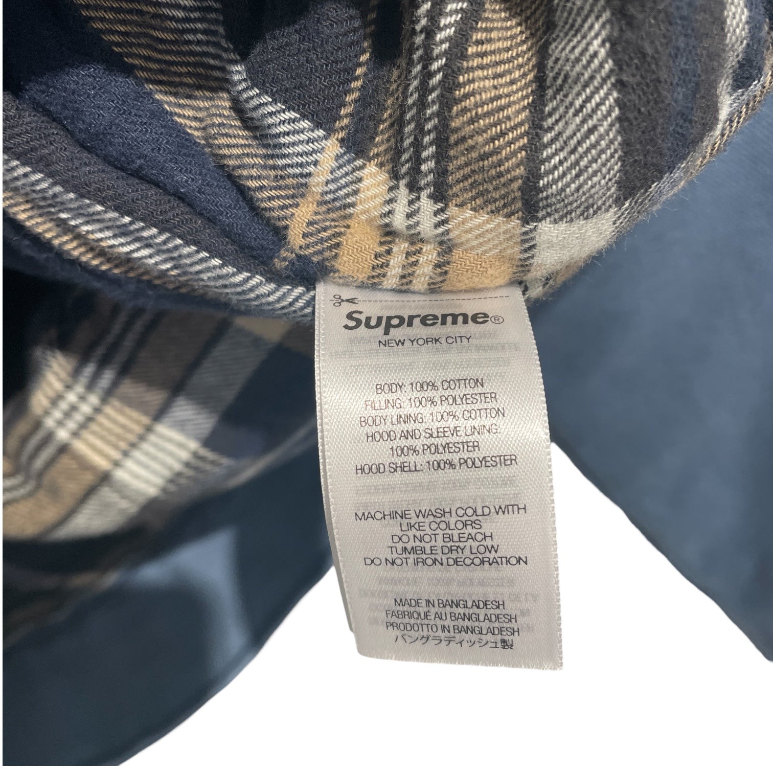Supreme/DICKIES/Jacket/M/Cotton/BLU/Hooded Work Jacket view 3