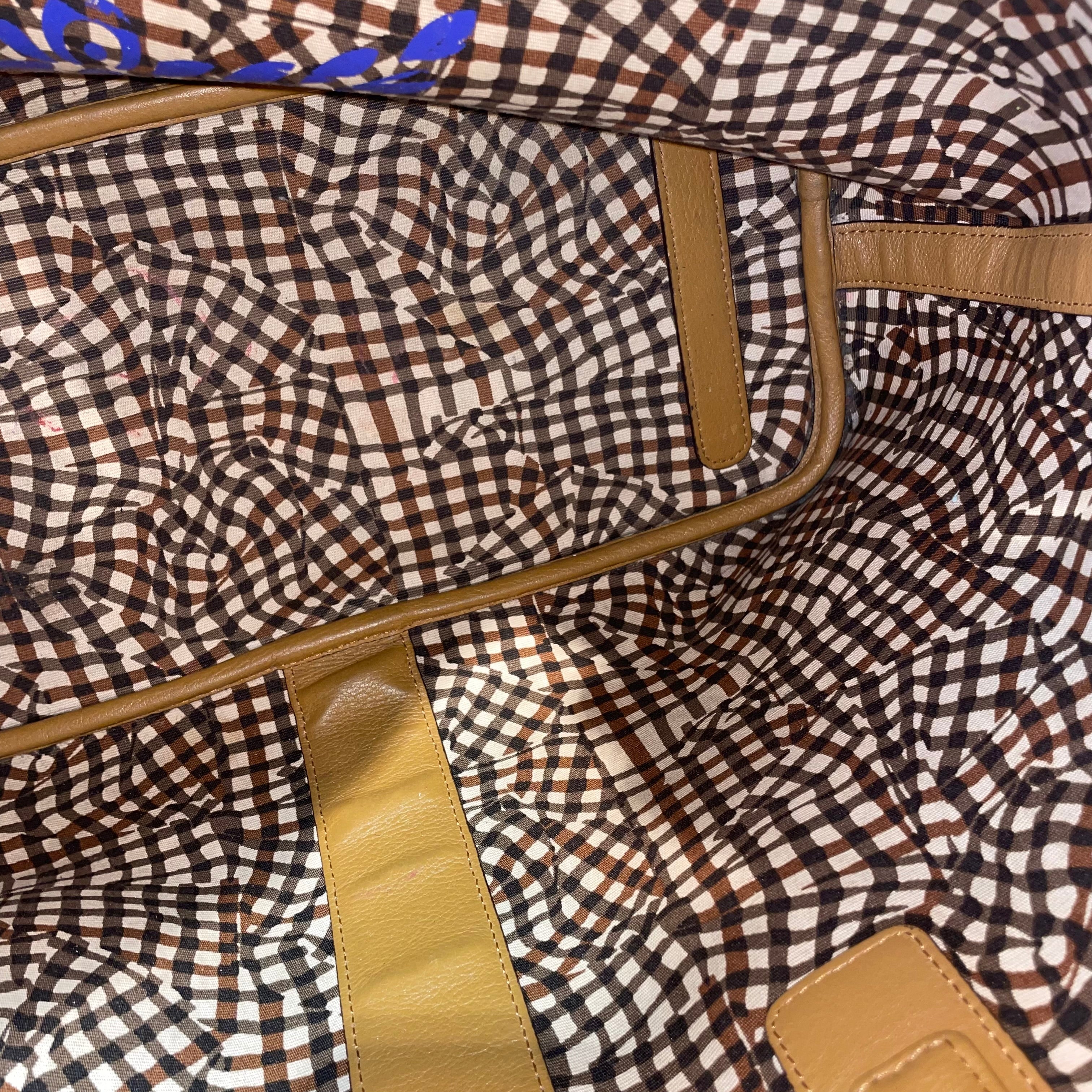 MCM/Tote Bag/Monogram/Leather/BRW/ view 4