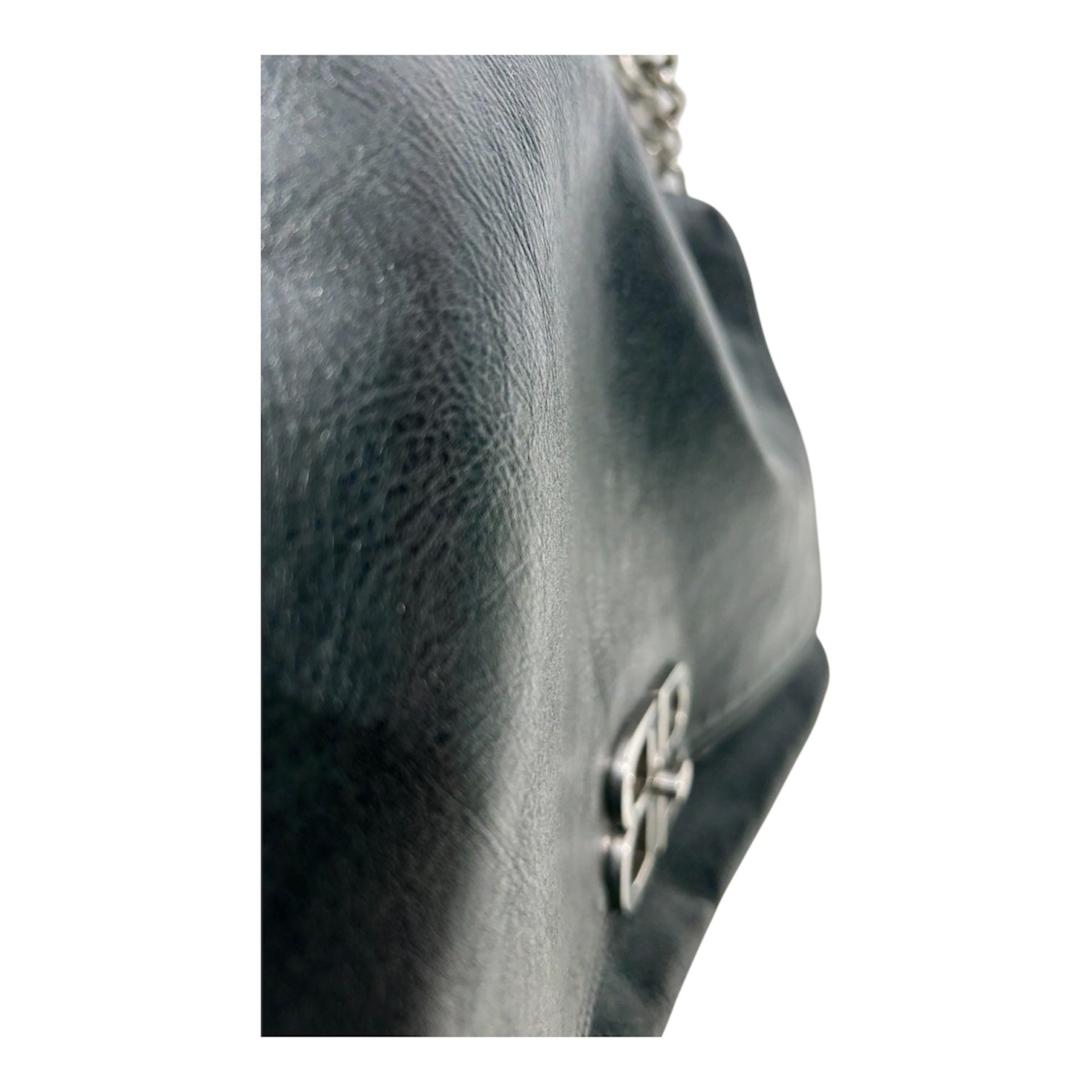 BALENCIAGA/Bag/Leather/BLK/CHAIN STRAP BB FLAP BAG view 6