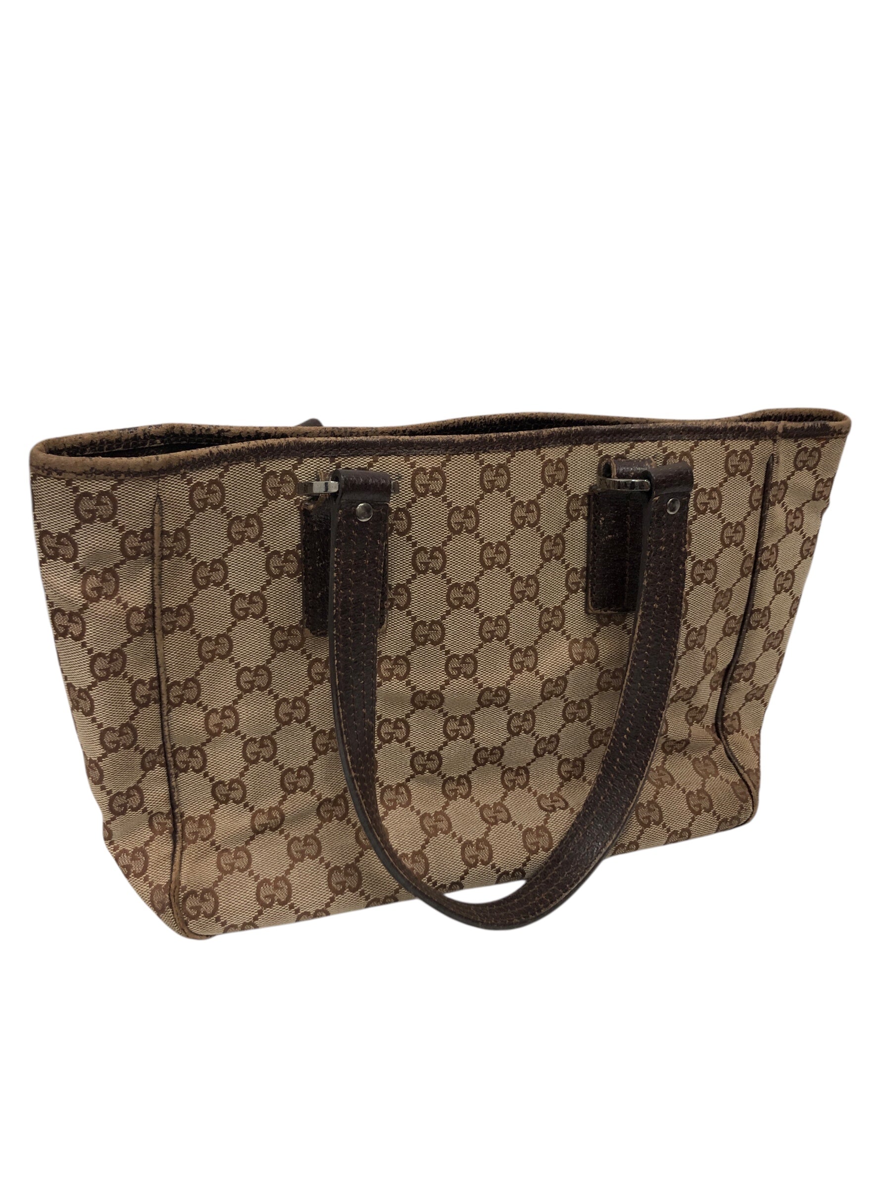 GUCCI/Tote Bag/Monogram/BRW/GG MONO TOTE view 1