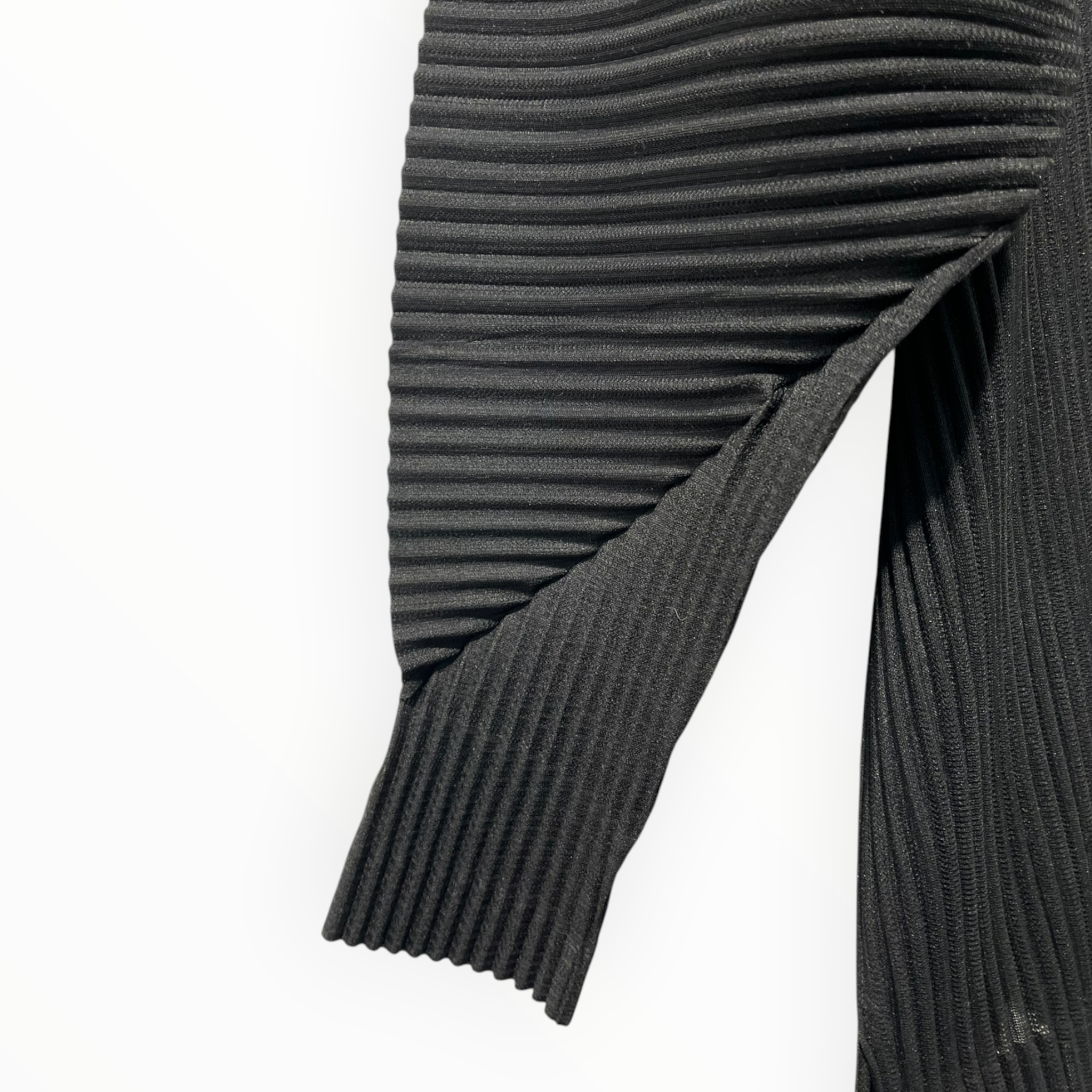PLEATS PLEASE ISSEY MIYAKE/LS T-Shirt/3/Polyester/BLK/HP66JK235/3 NWT LS view 3