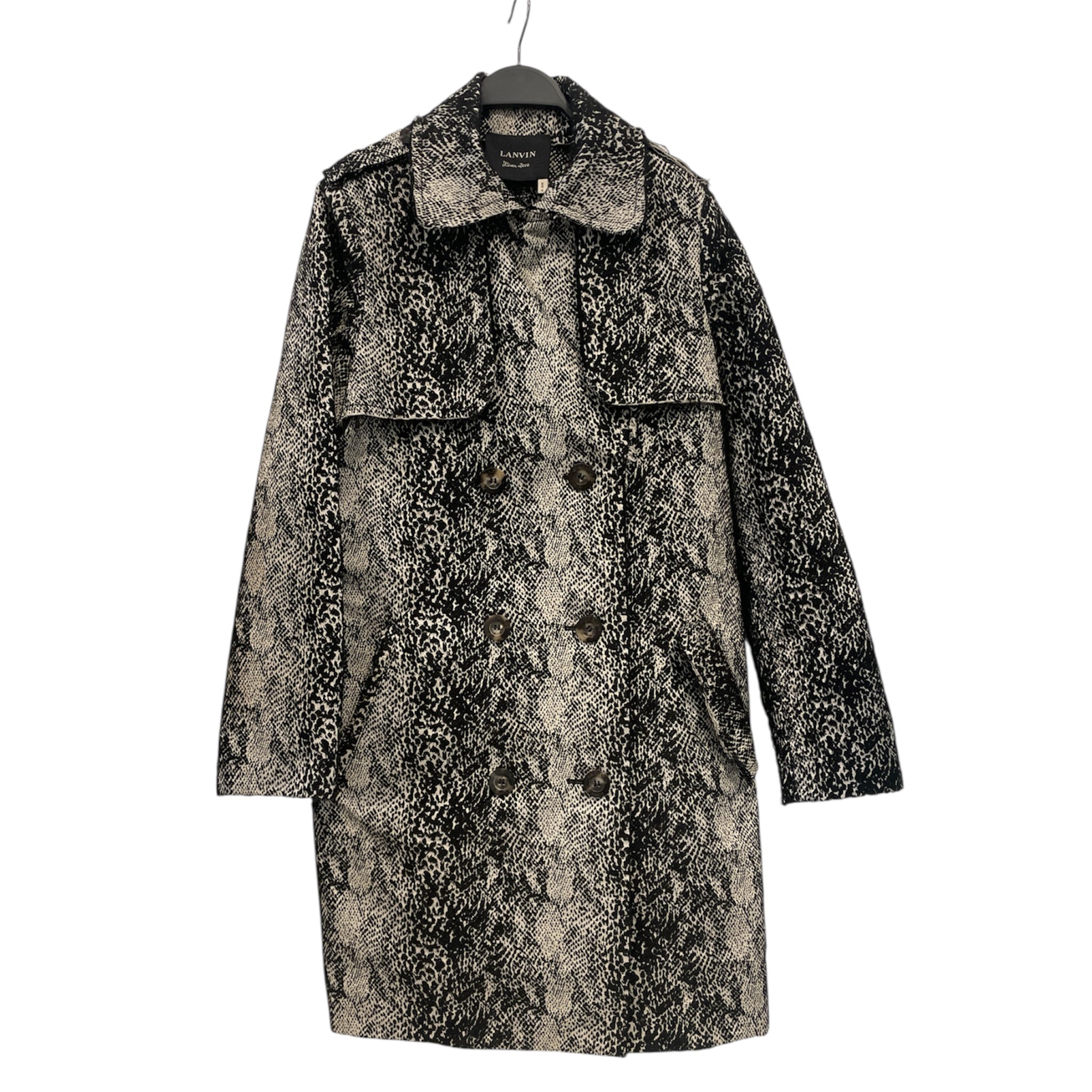 LANVIN/Jacket/38/All Over Print/Cotton/MLT/LANVIN BLK/WHT JKY 2014 view 2