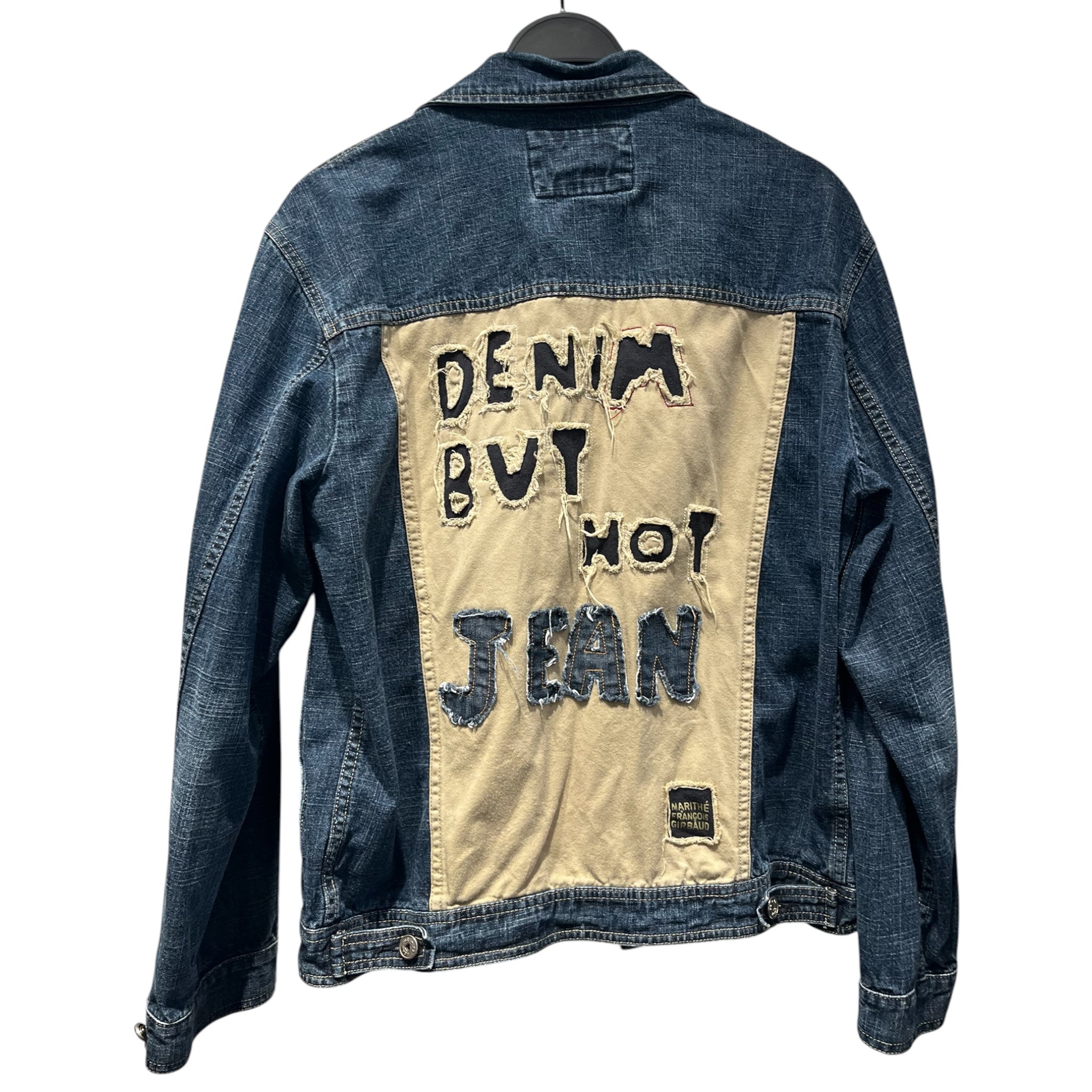 MARITHE FRANCOIS GIRBAUD/Denim Jkt/M/hDenim/IDG/MFG BACK PATCH JEAN JACKET view 2