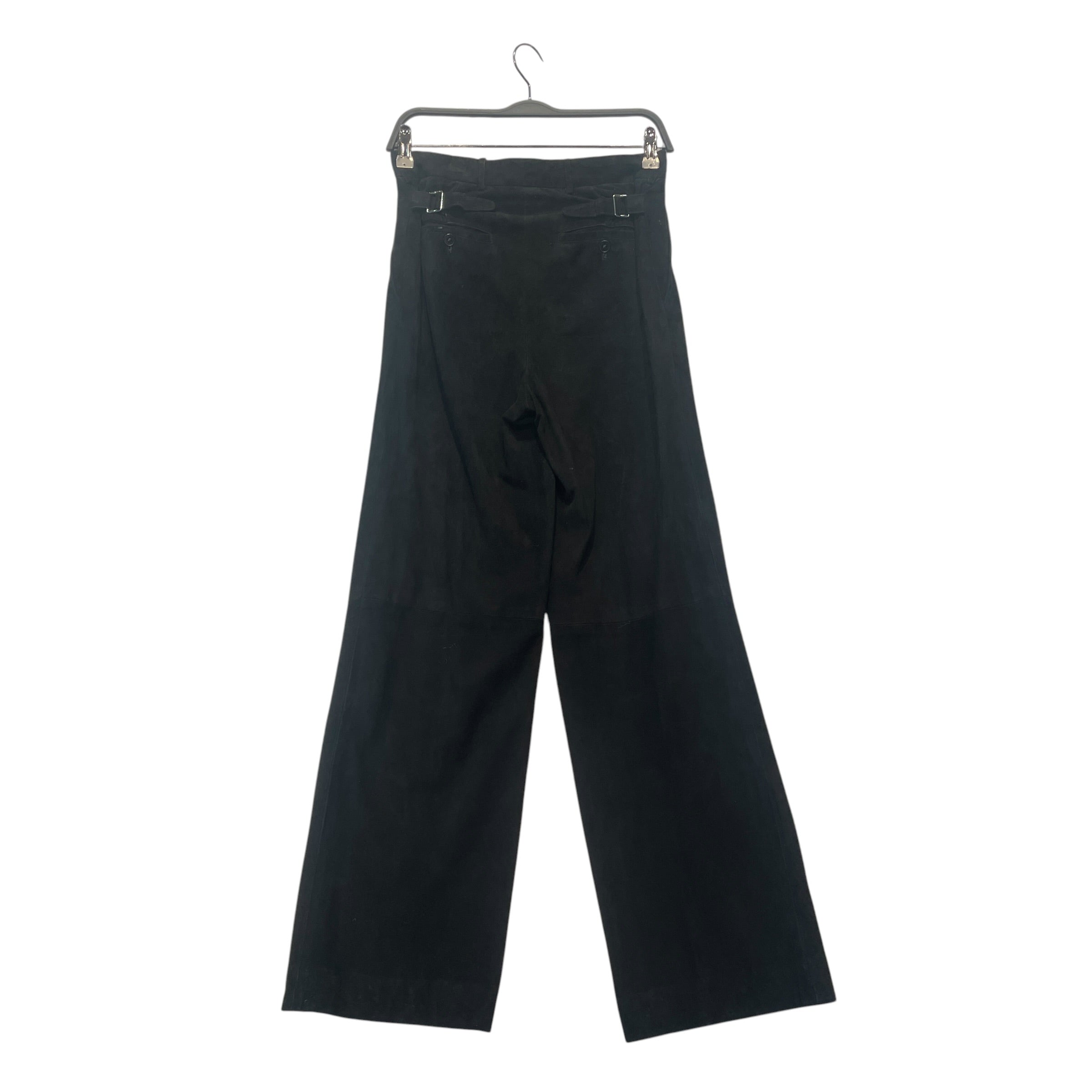 RALPH LAUREN PURPLE LABEL/Straight Pants/8/Suede/BLK/SLIGHT BOOT CUT view 2