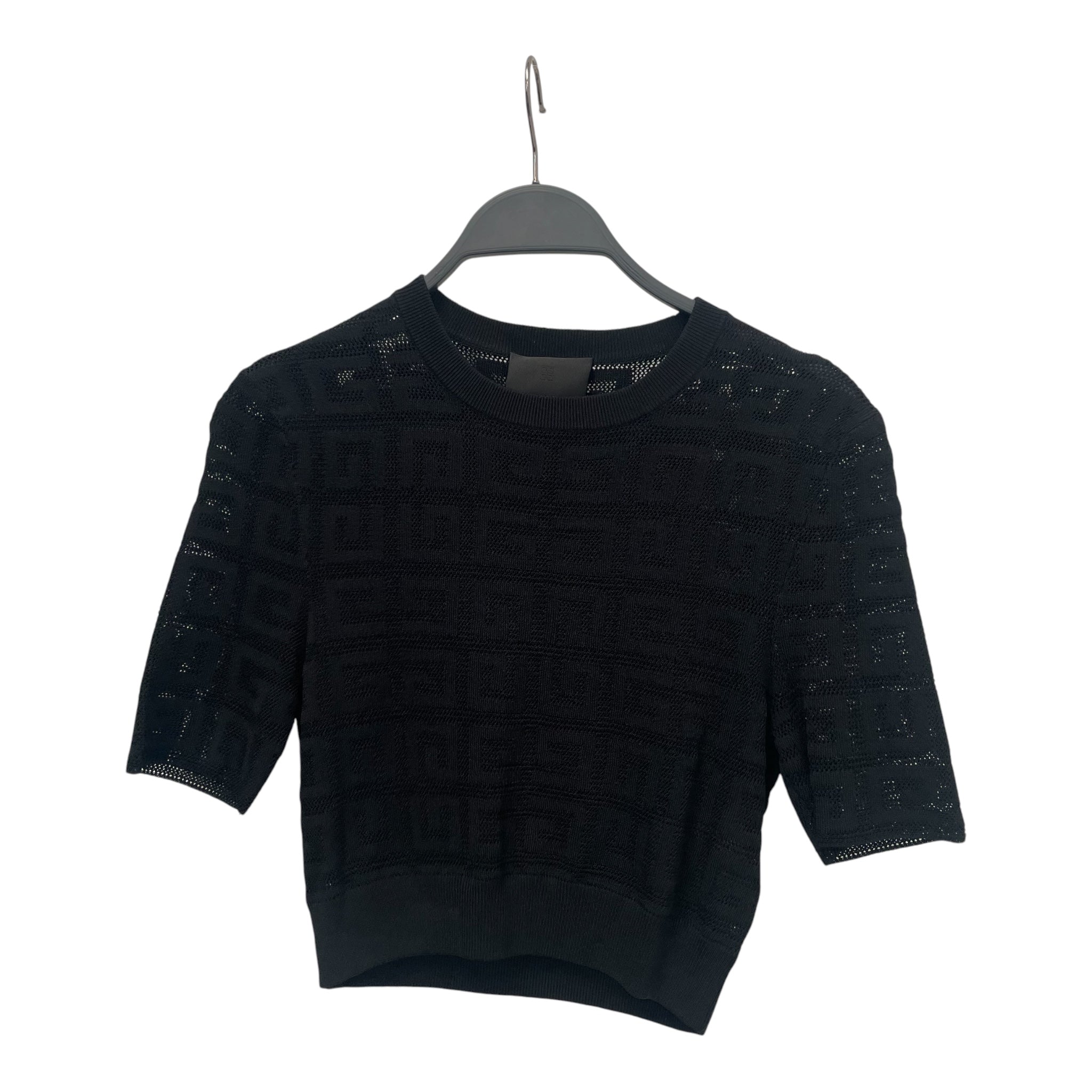 GIVENCHY/T-Shirt/XS/Monogram/Polyester/BLK/4G JAQUARD SWEATER view 1