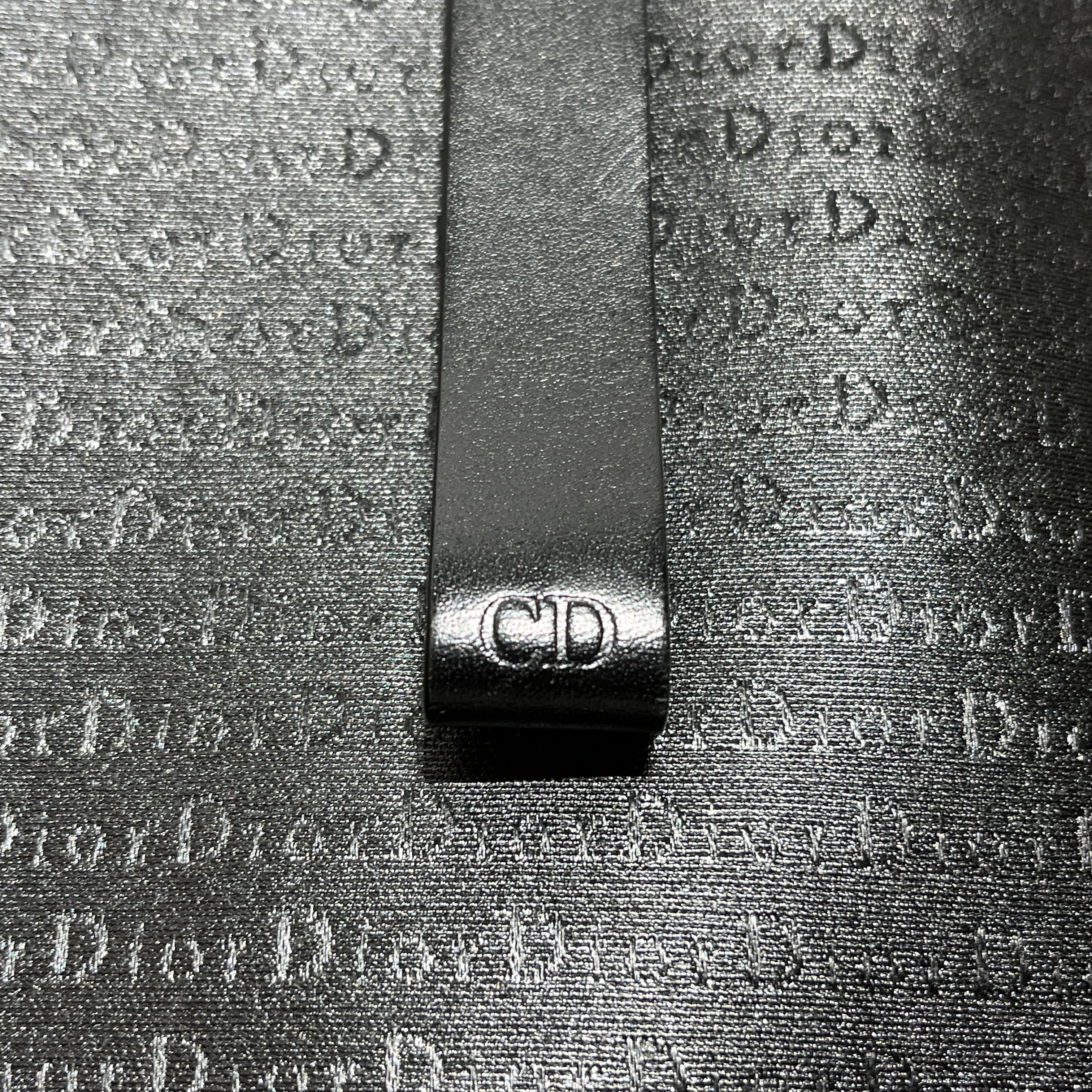 Christian Dior/Cross Body Bag/All Over Print/Leather/BLK/ view 6