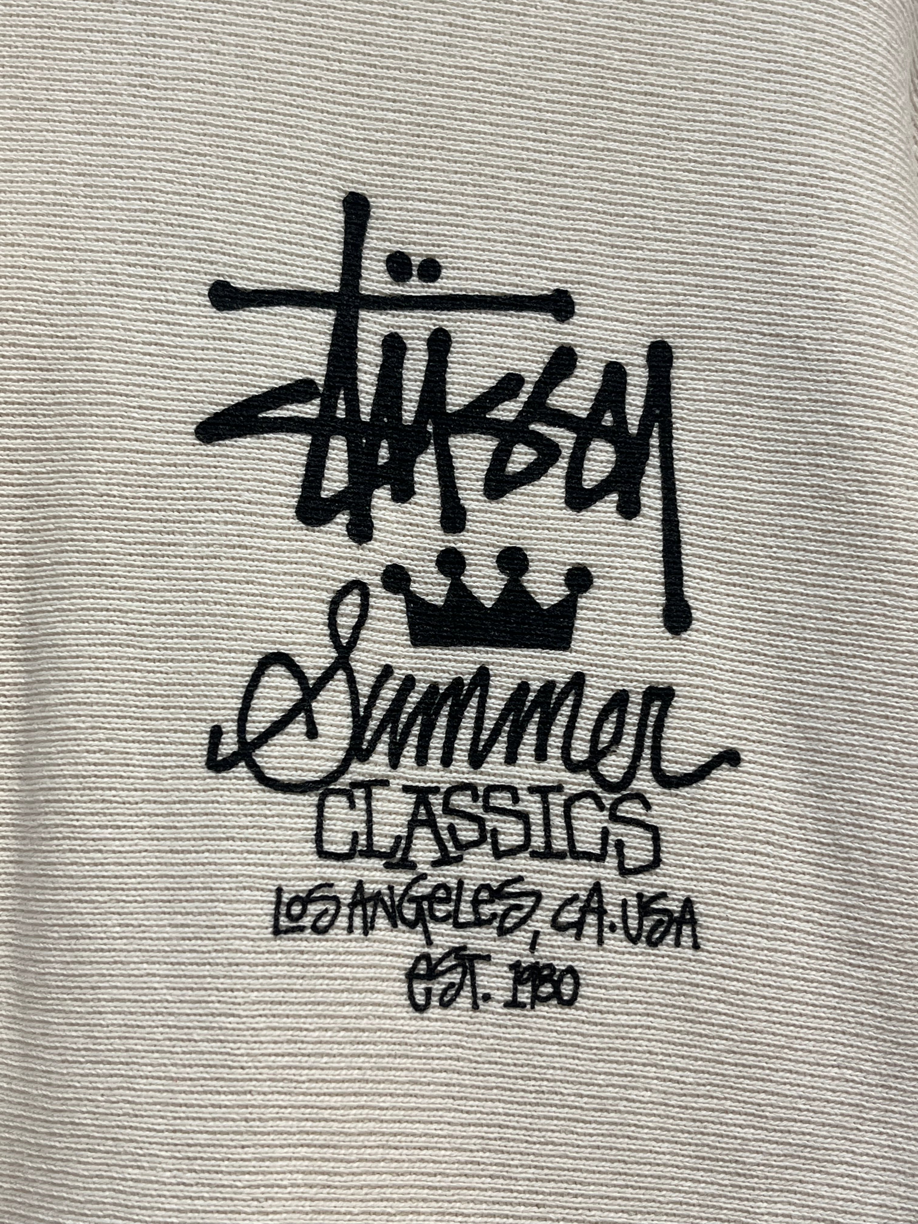 STUSSY/Hoodie/S/Cotton/CRM/croiwn logo view 5