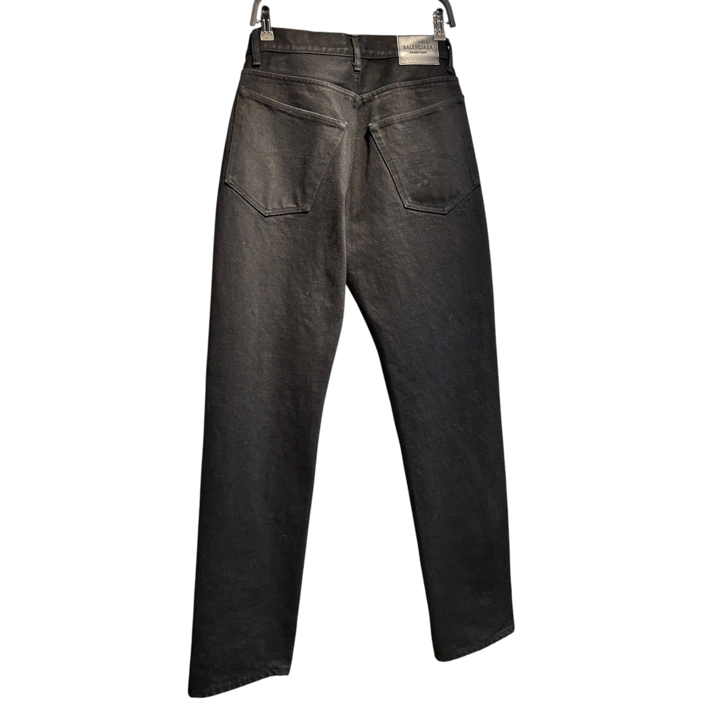BALENCIAGA/Pants/32/Denim/BLK/2022 view 2
