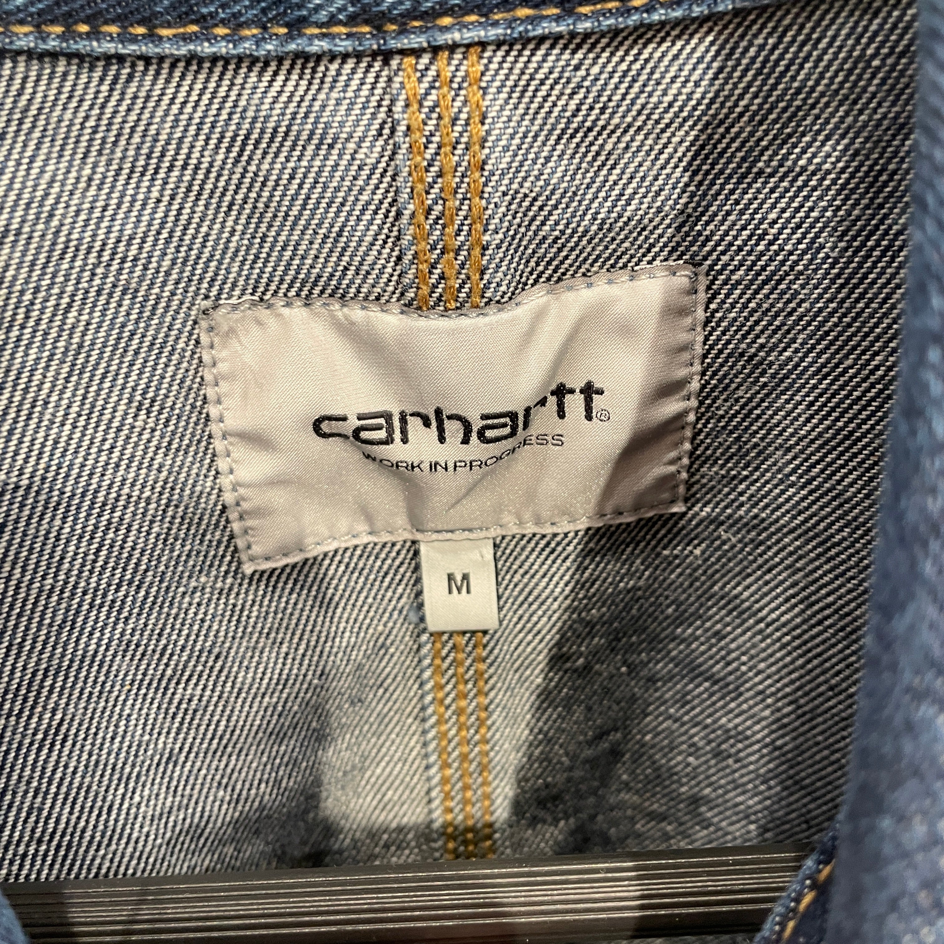 CARHARTT WIP(WORK IN PROGRESS)/Denim Jkt/M/Denim/BLU/DENIM JACKET SQUARE POCKET view 3
