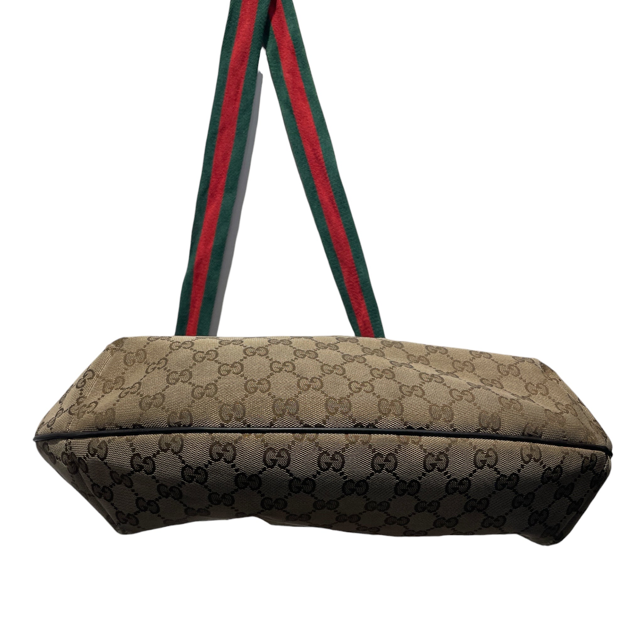 GUCCI/Hand Bag/Monogram/Cotton/BEG/HALF MOON view 3
