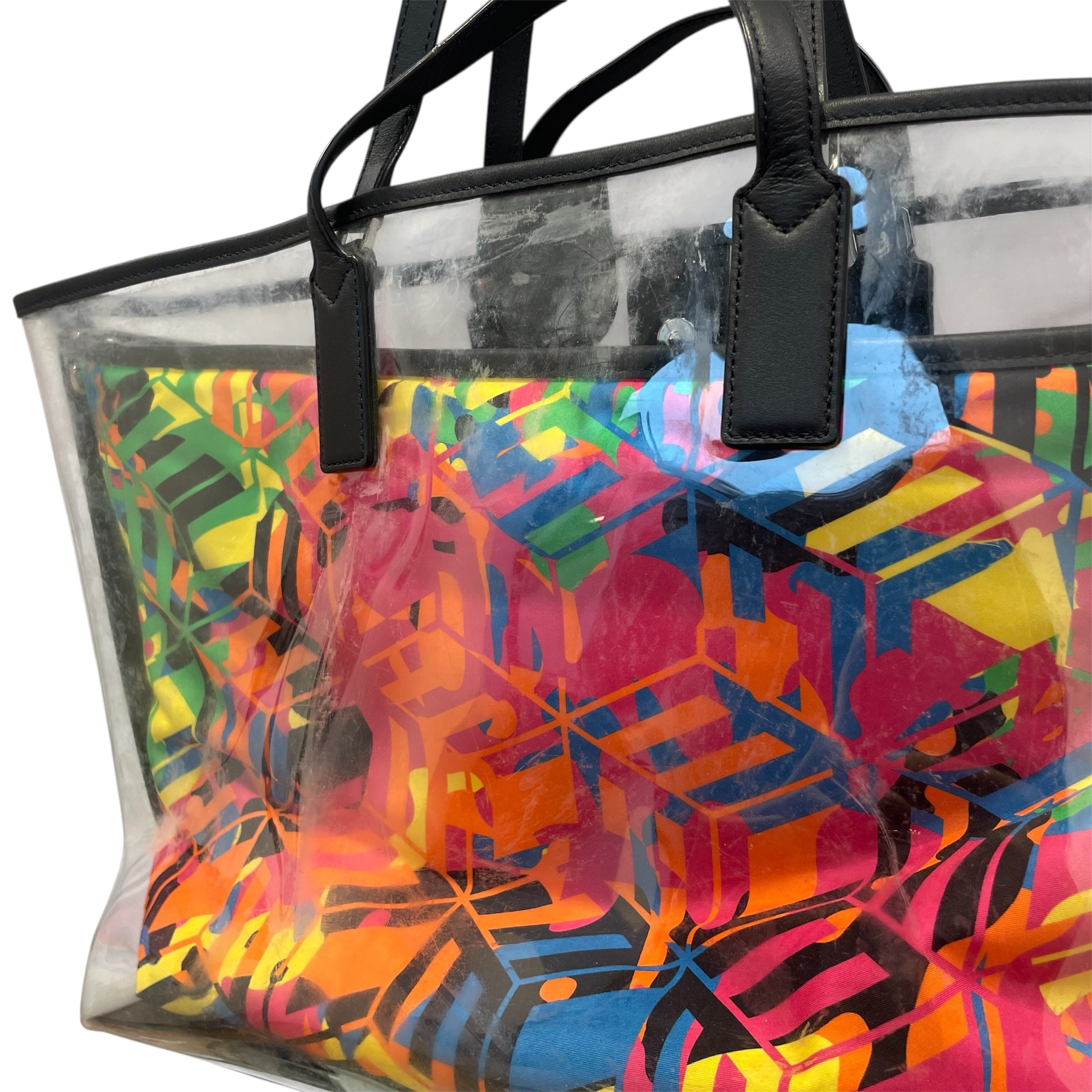 MCM/Hand Bag/All Over Print/Polyester/MLT/VIBRANT GEOMETRIC PRINT view 4