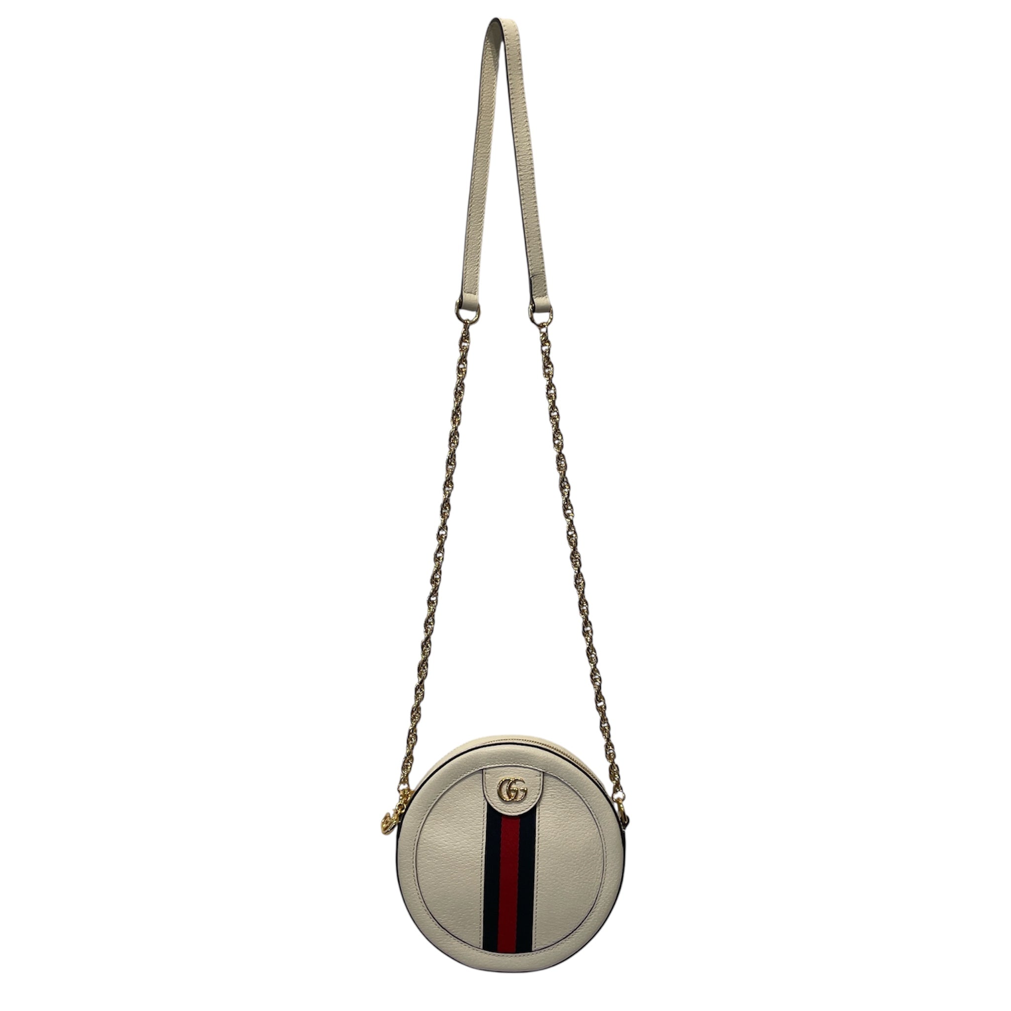 GUCCI/Cross Body Bag/Leather/MLT/OPHIDIA MINI ROUND CROSSBODY view 1