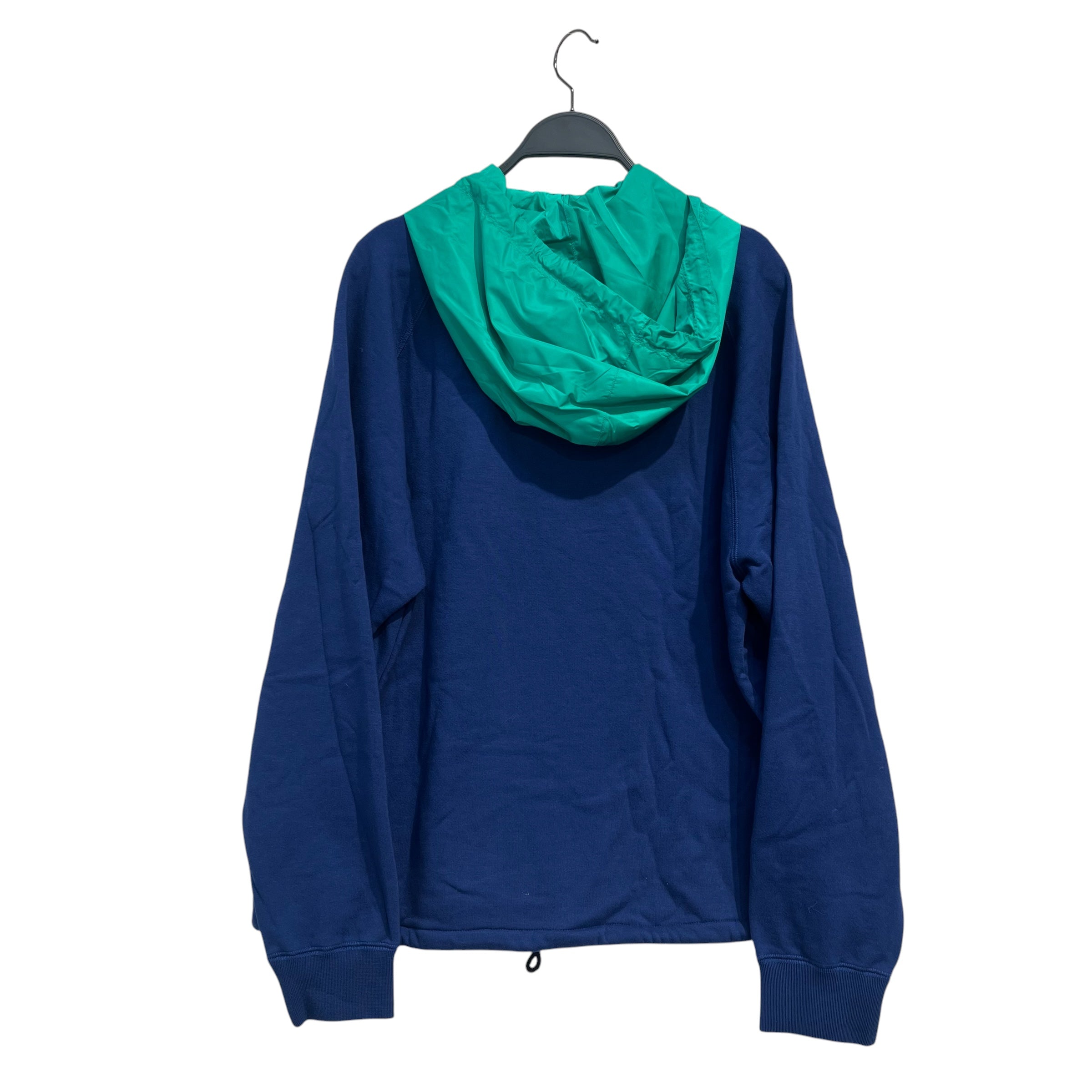 VALENTINO GARAVANI/Hoodie/L/Cotton/BLU/ALWAYS/ GRN BUTTON HOOD view 3