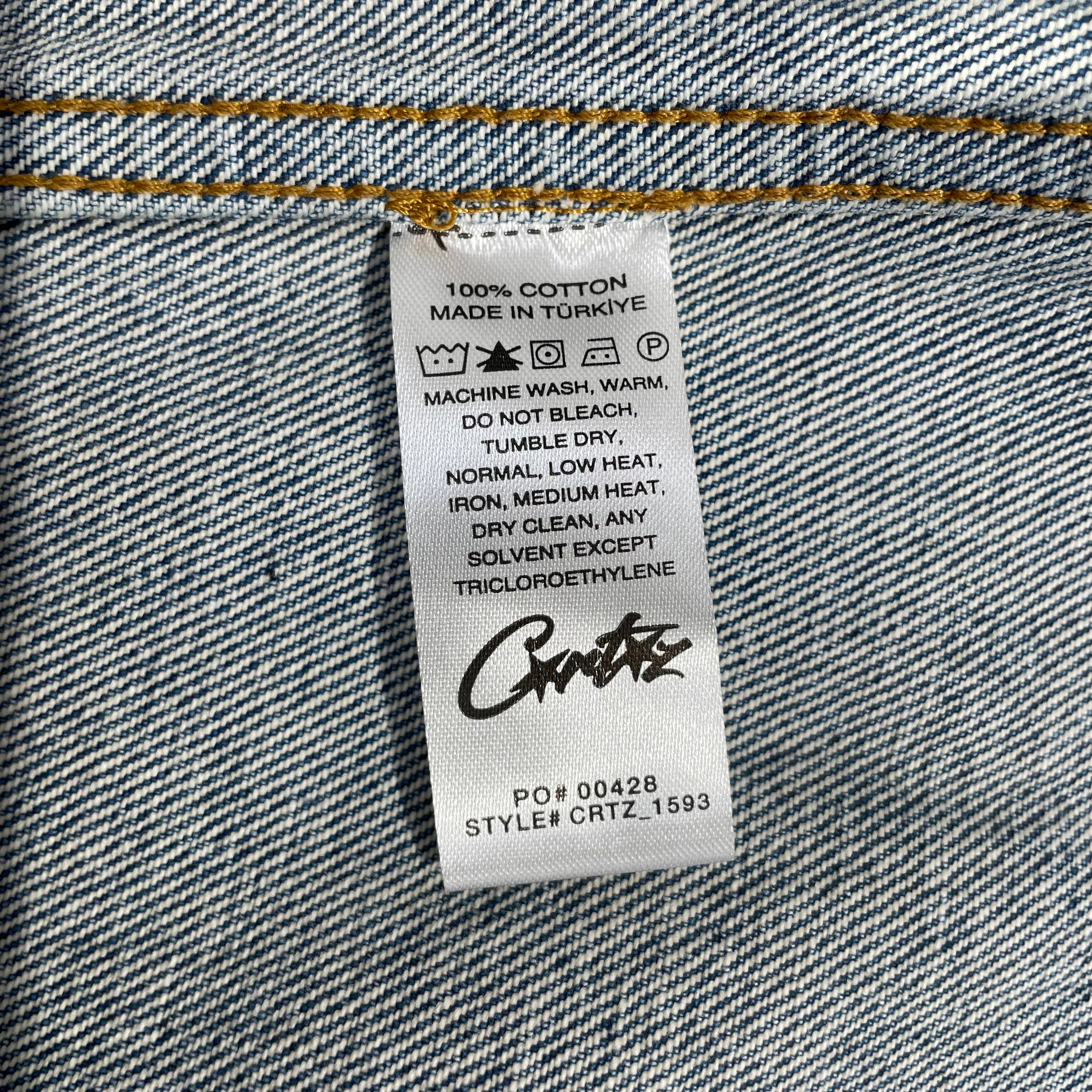 Corteiz/Denim Jkt/L/Denim/IDG/ORN LOGO view 5