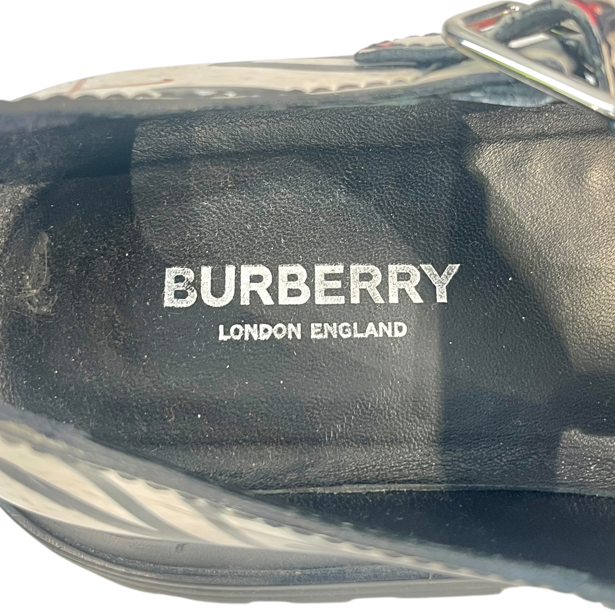 BURBERRY LONDON/Dress Shoes/US 5/Leather/WHT/GRAFFITI MARY JANE view 3