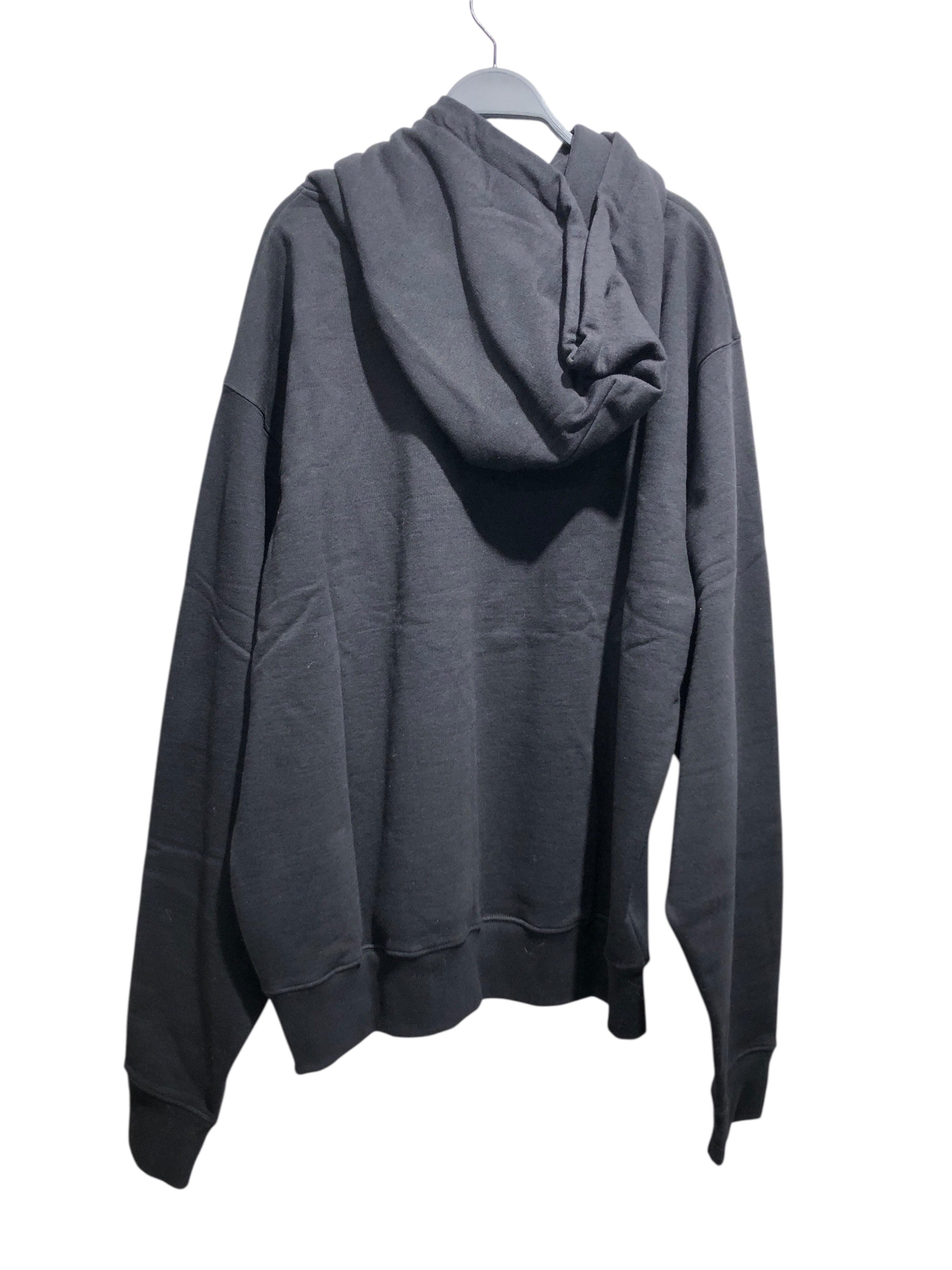 A MA MANIERE/Hoodie/XL/Cotton/BLK/Pullover/white lettering view 2