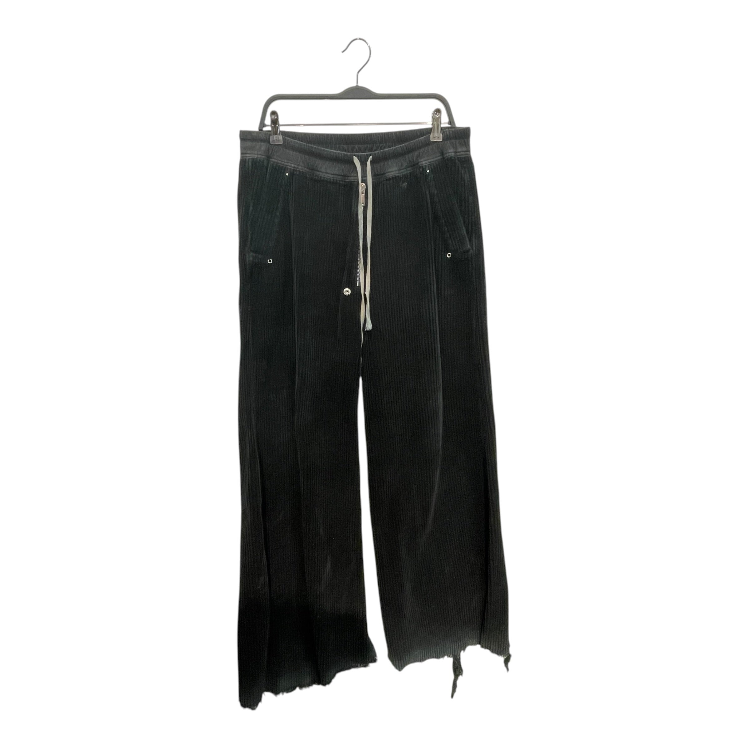 RICK OWENS DRKSHDW/Pants/L/Corduroy/BLK/WIDE LEG CORDUROY view 1