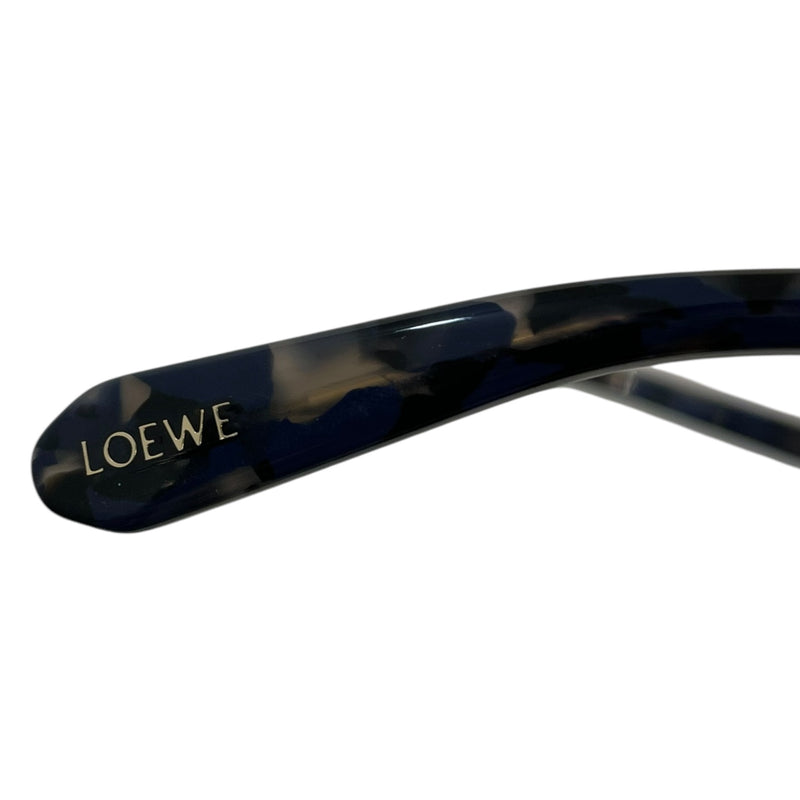 LOEWE/Glasses/All Over Print/Plastic/BLU/LOEWE-BLUE-TORTOISE-SHELL
