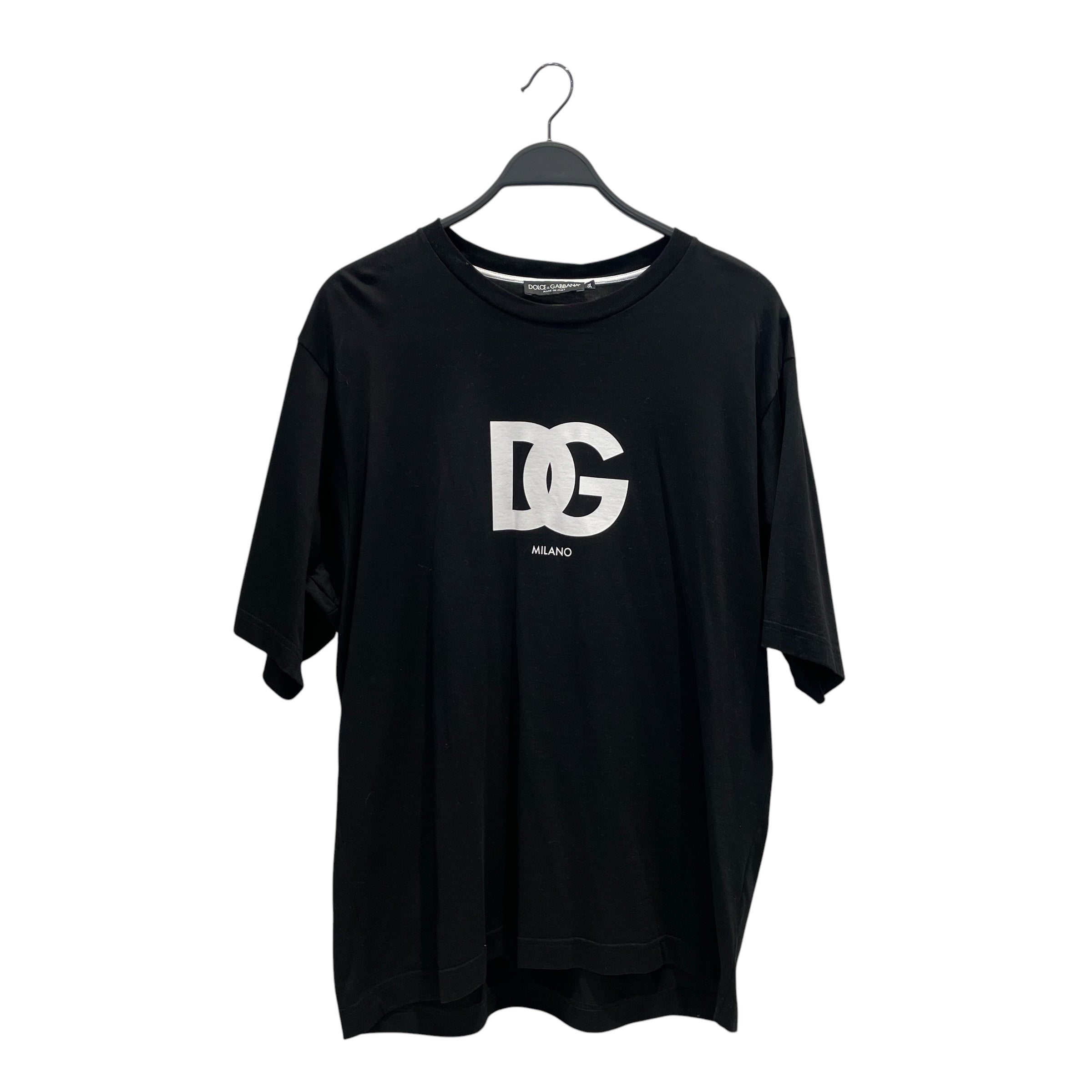 DOLCE&GABBANA/T-Shirt/54/Cotton/BLK/Dolce &Gabana Logo T view 1