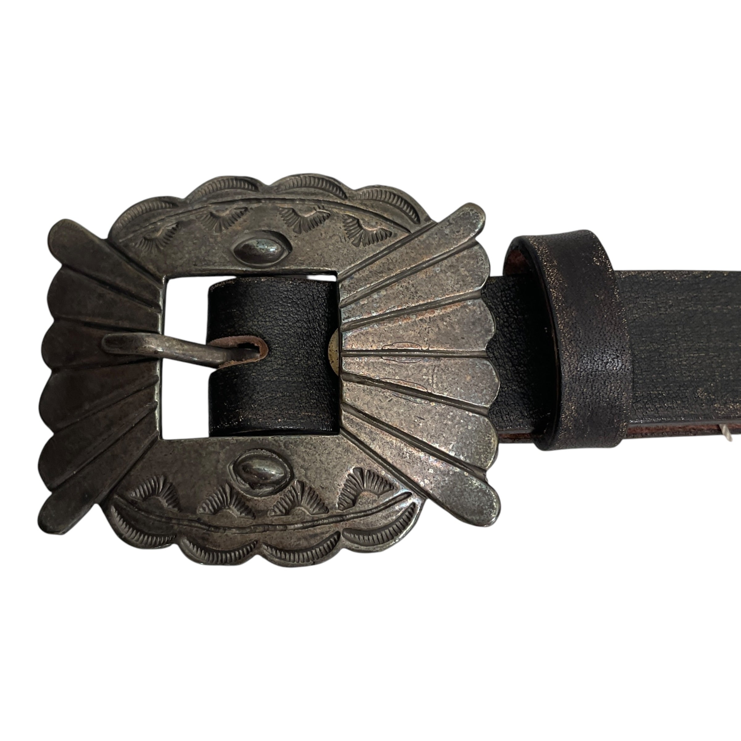 KAPITAL/Belt/Leather/BRW/M's/PUEBLO BUCKLE BELT view 2