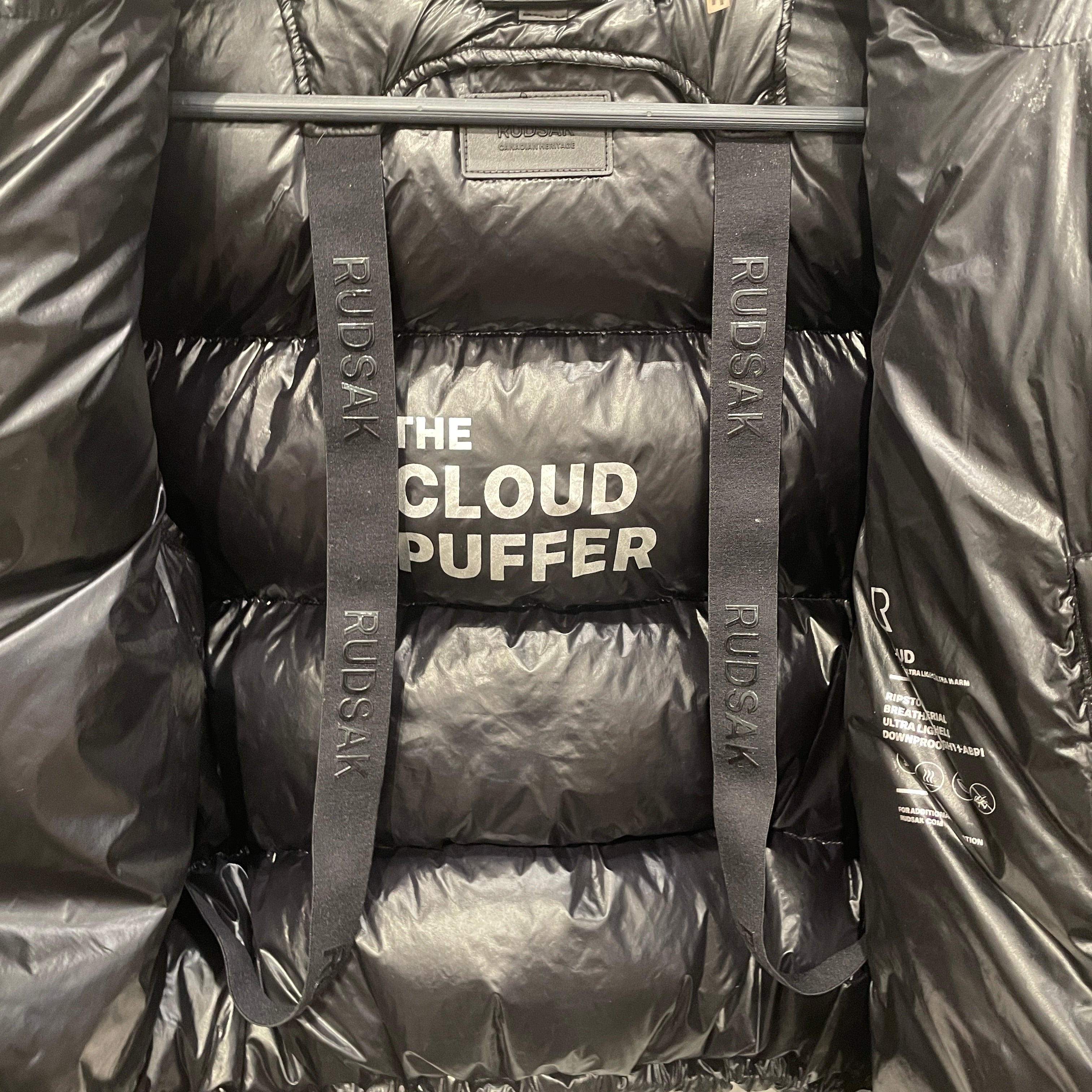 RUDSAK/Puffer Jkt/SS/Polyester/BLK/RUDSAK HOODED PUFFER CLOUD BLK view 5