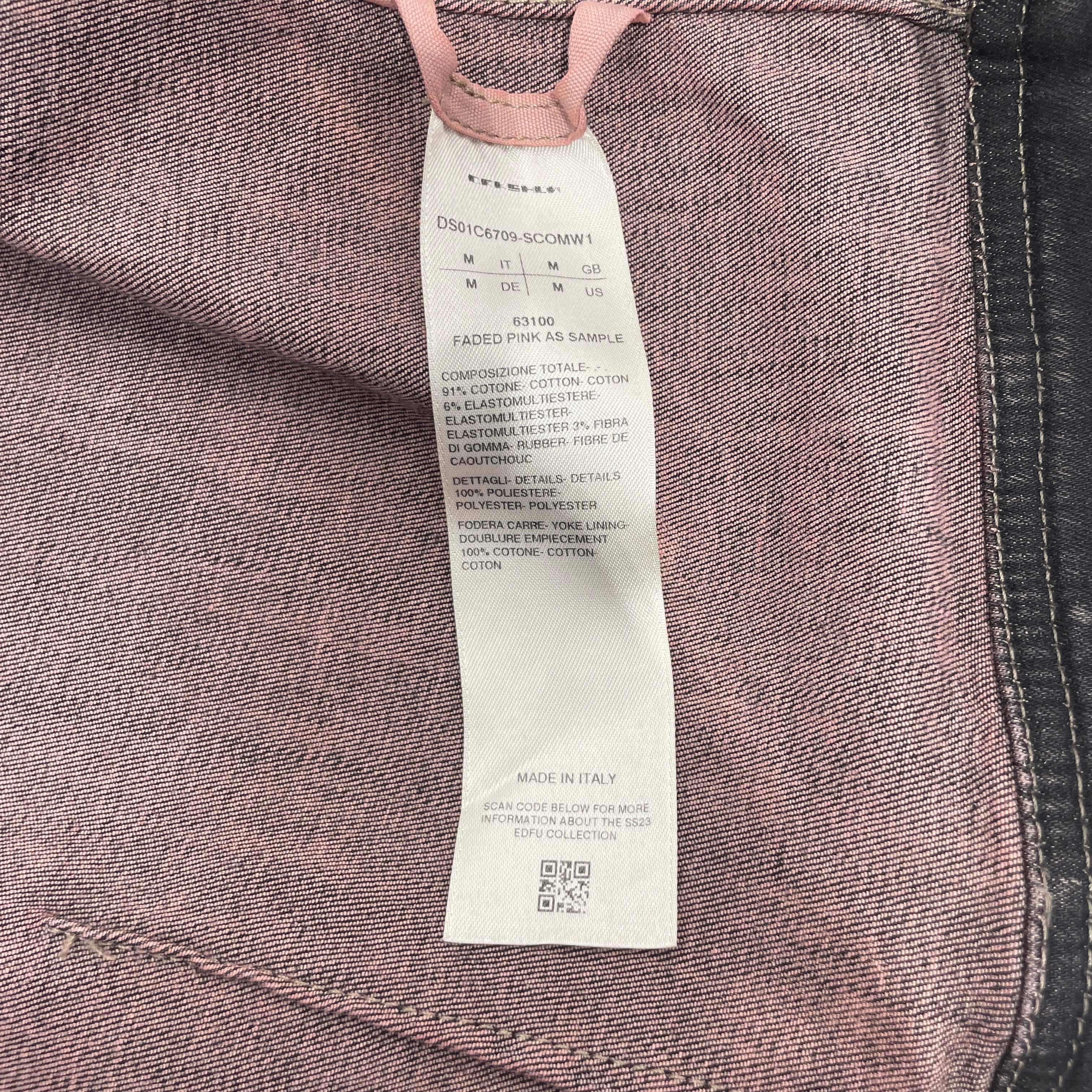 Rick Owens/Denim Jkt/M/Denim/PNK/drkshdw giacca view 4