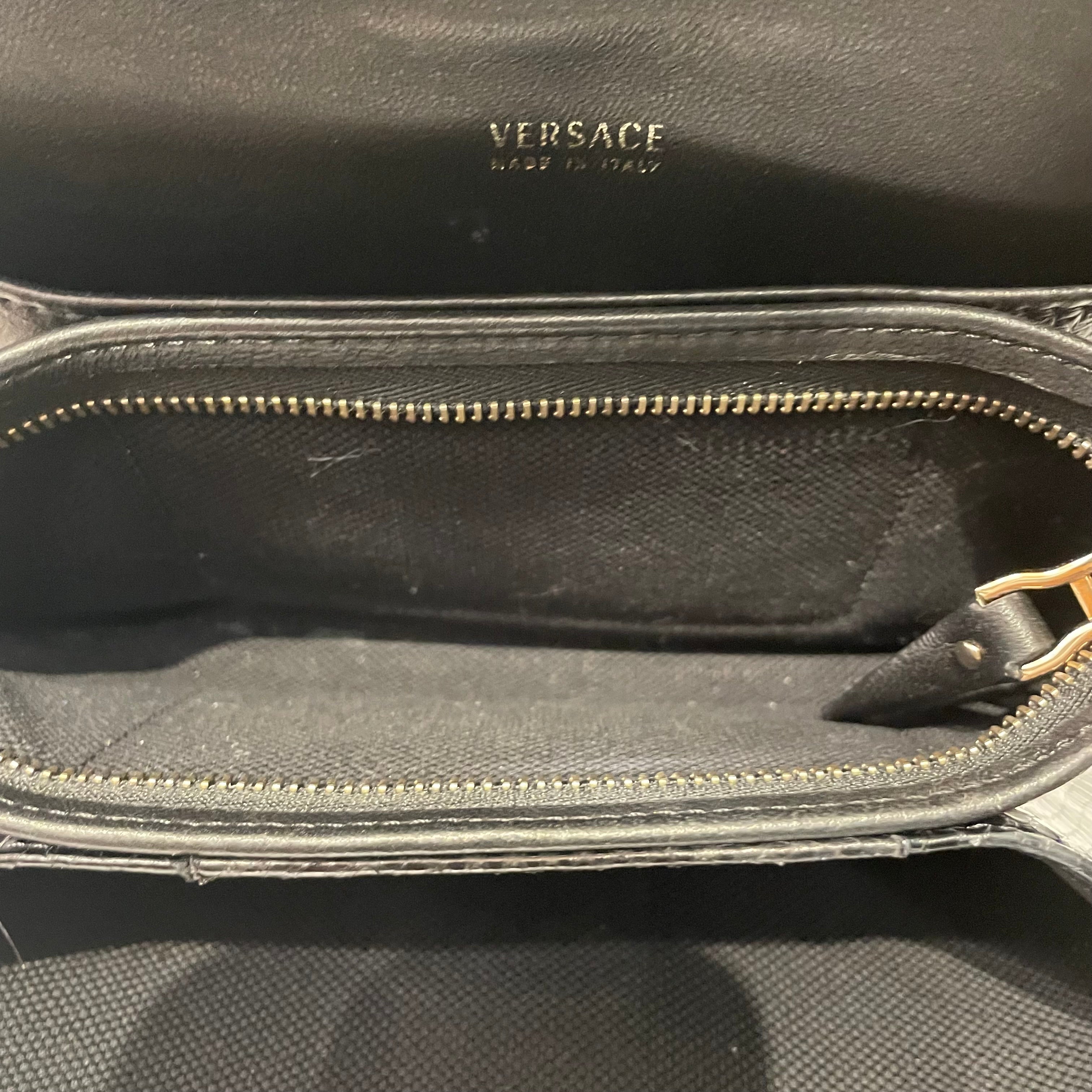 VERSACE/Wallet/Animal Pattern/BLK/3 LOCK view 3