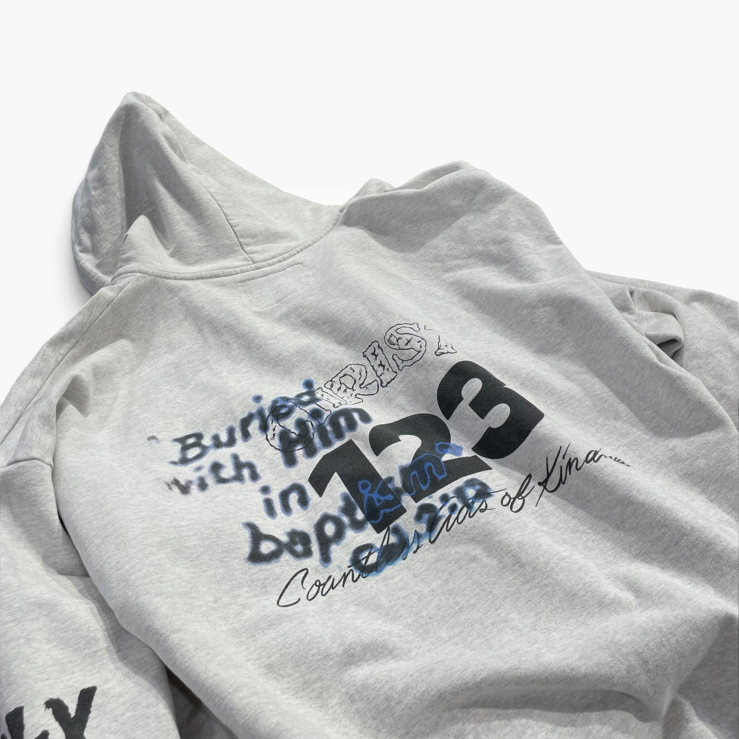 RRR123 RIVINGTON roi Rebis/Zip Up Hoodie/2/Cotton/GRY/ view 7