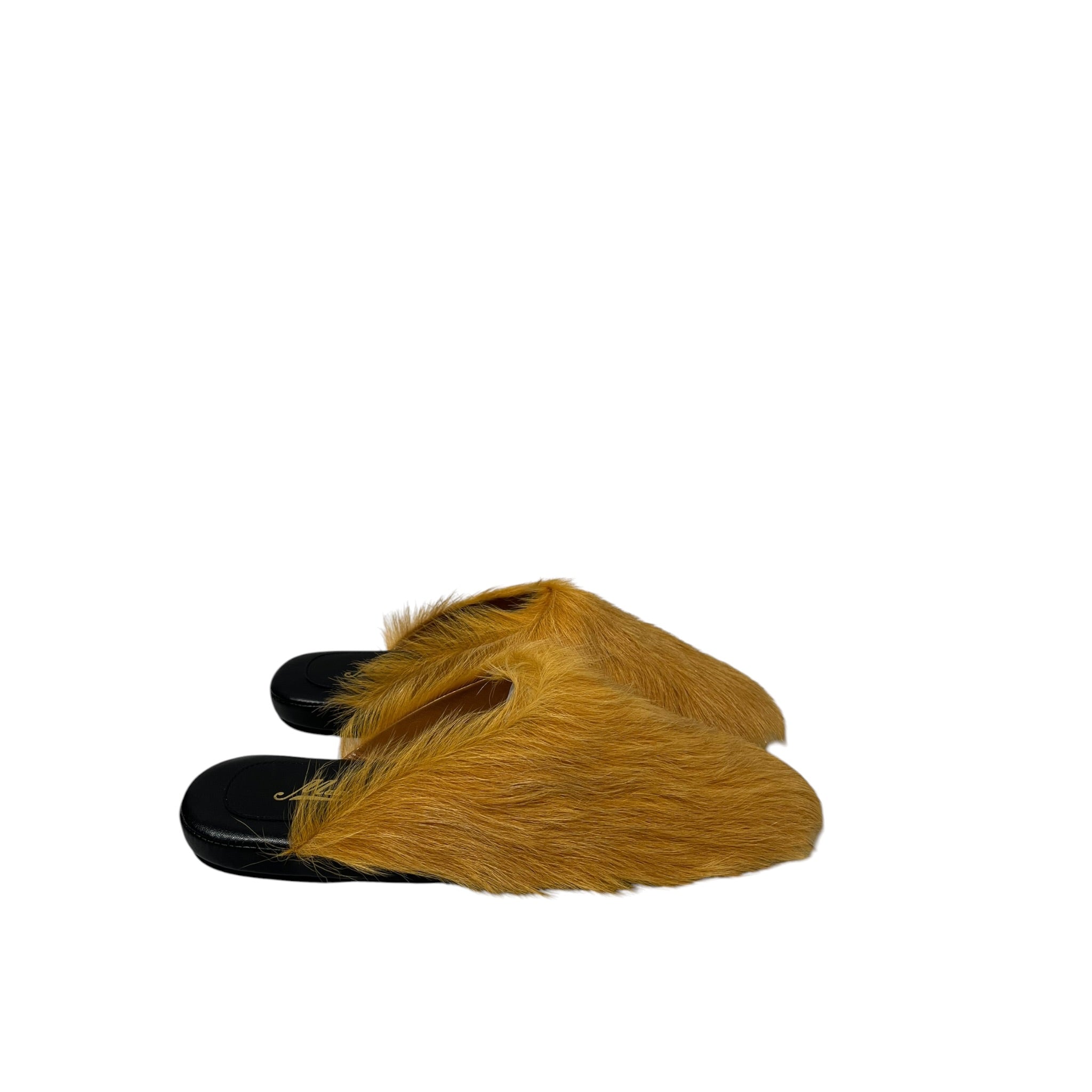 MARNI/Shoes/EU 42/Fur/ORN/FLAT MULES PONY FUR OPENBACK view 6
