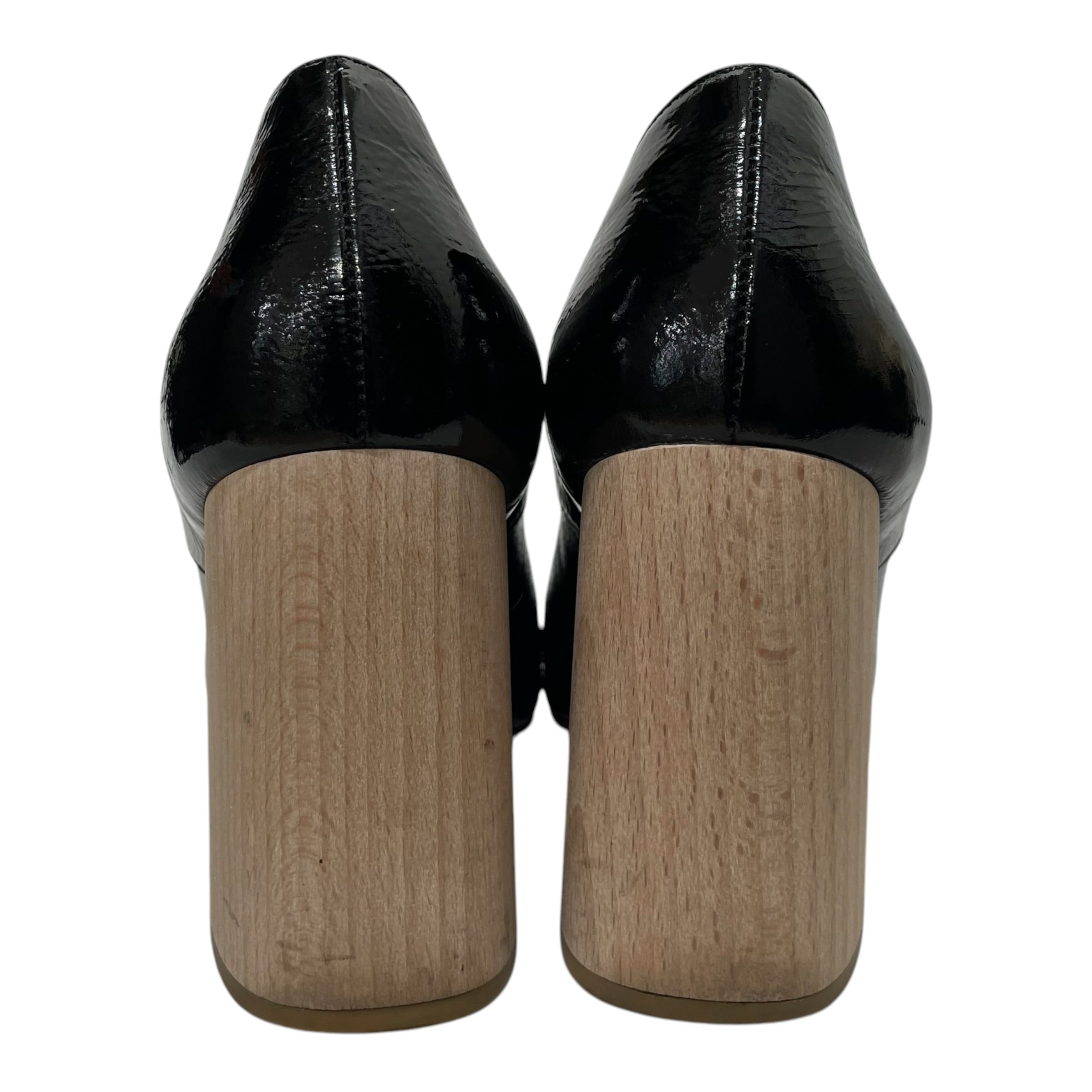 MARNI/Heels/EU 39/Leather/BLK/WOOD HEEL view 5