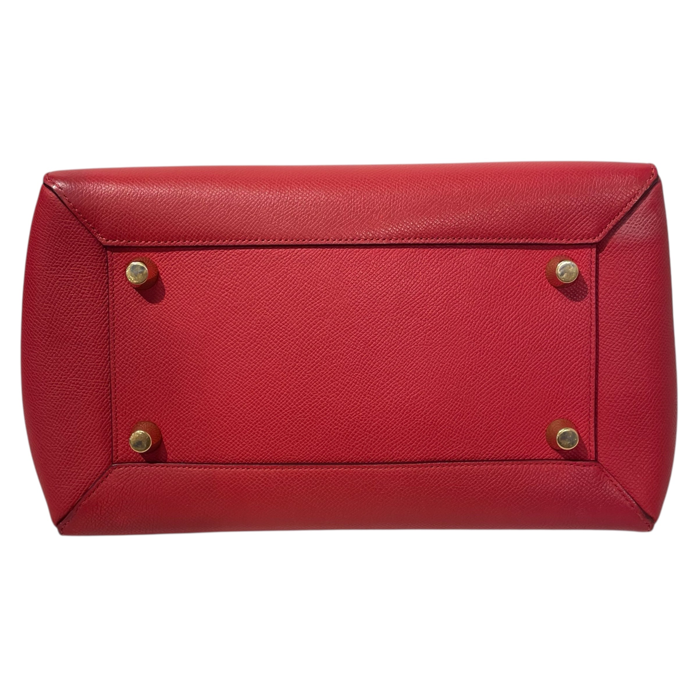 CELINE/Cross Body Bag/Leather/RED/CELINE Calfskin Bag view 7