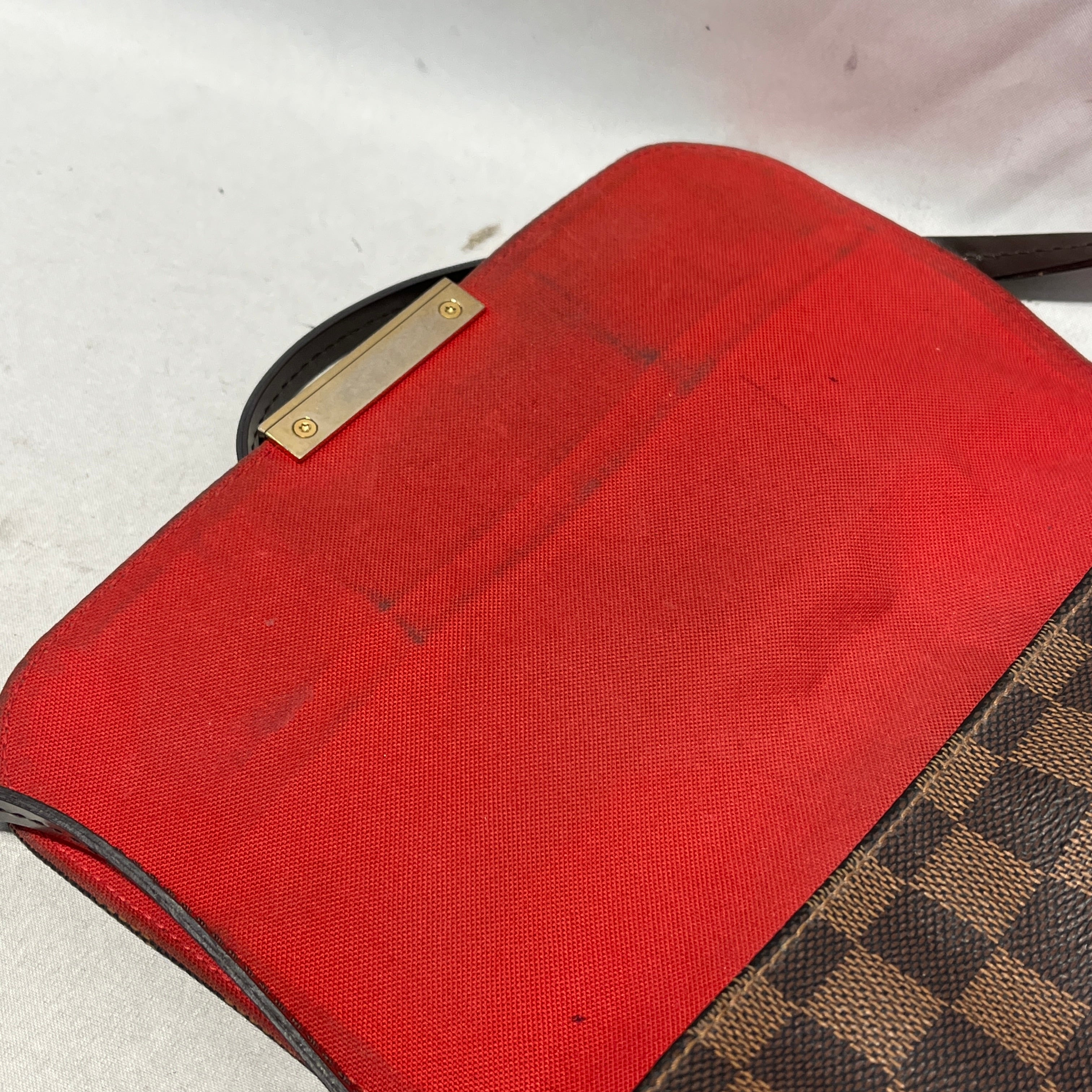 LOUIS VUITTON/Cross Body Bag/All Over Print/Leather/BRW/DAMIER EBENE FAVORITE MM view 5