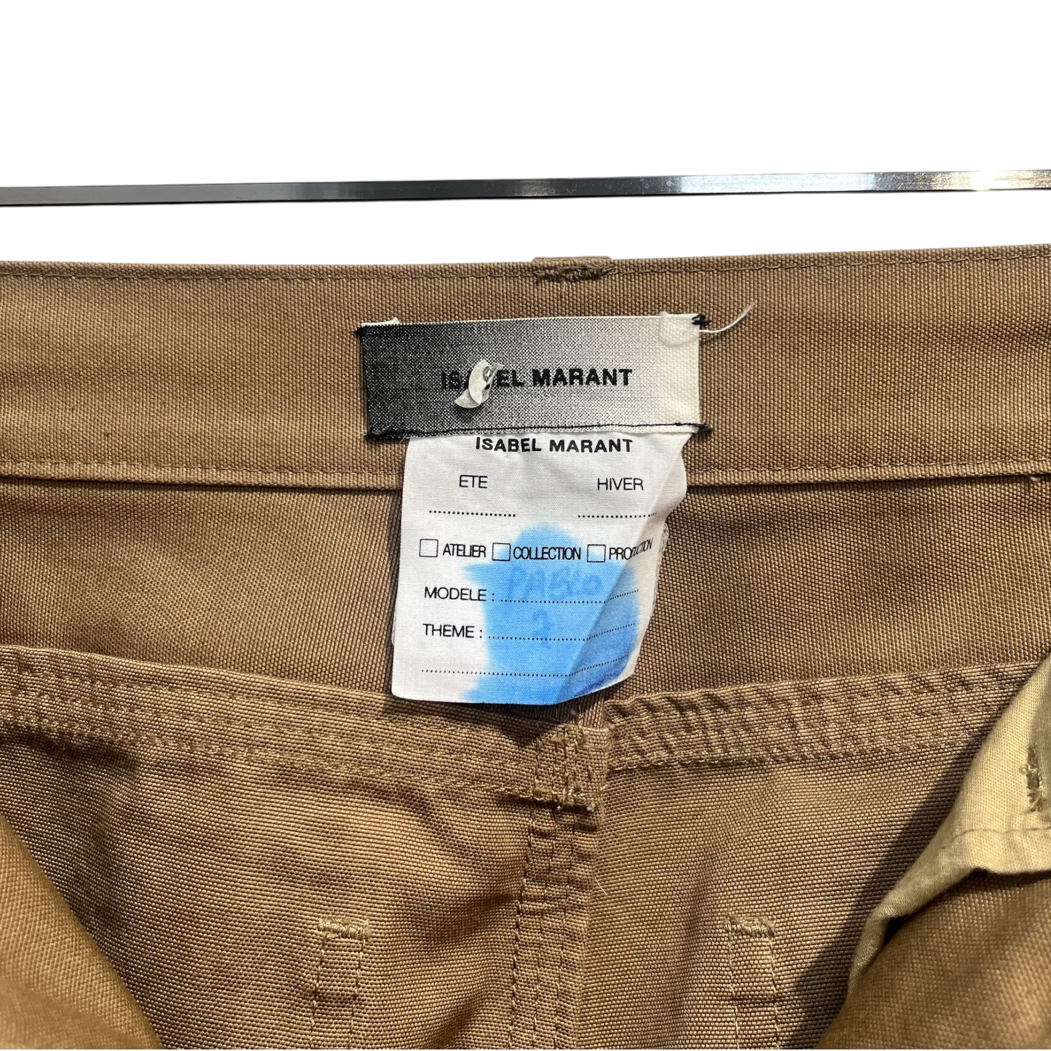 ISABEL MARANT/Bottoms/40/Cotton/KHK/CARABENER STRAP view 2